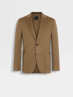 Blazers>ZEGNA Oasi Cashmere Jacket Beige
