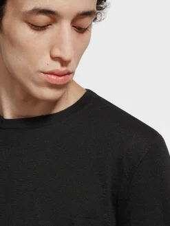 Sweaters>ZEGNA Cashseta Crewneck Black