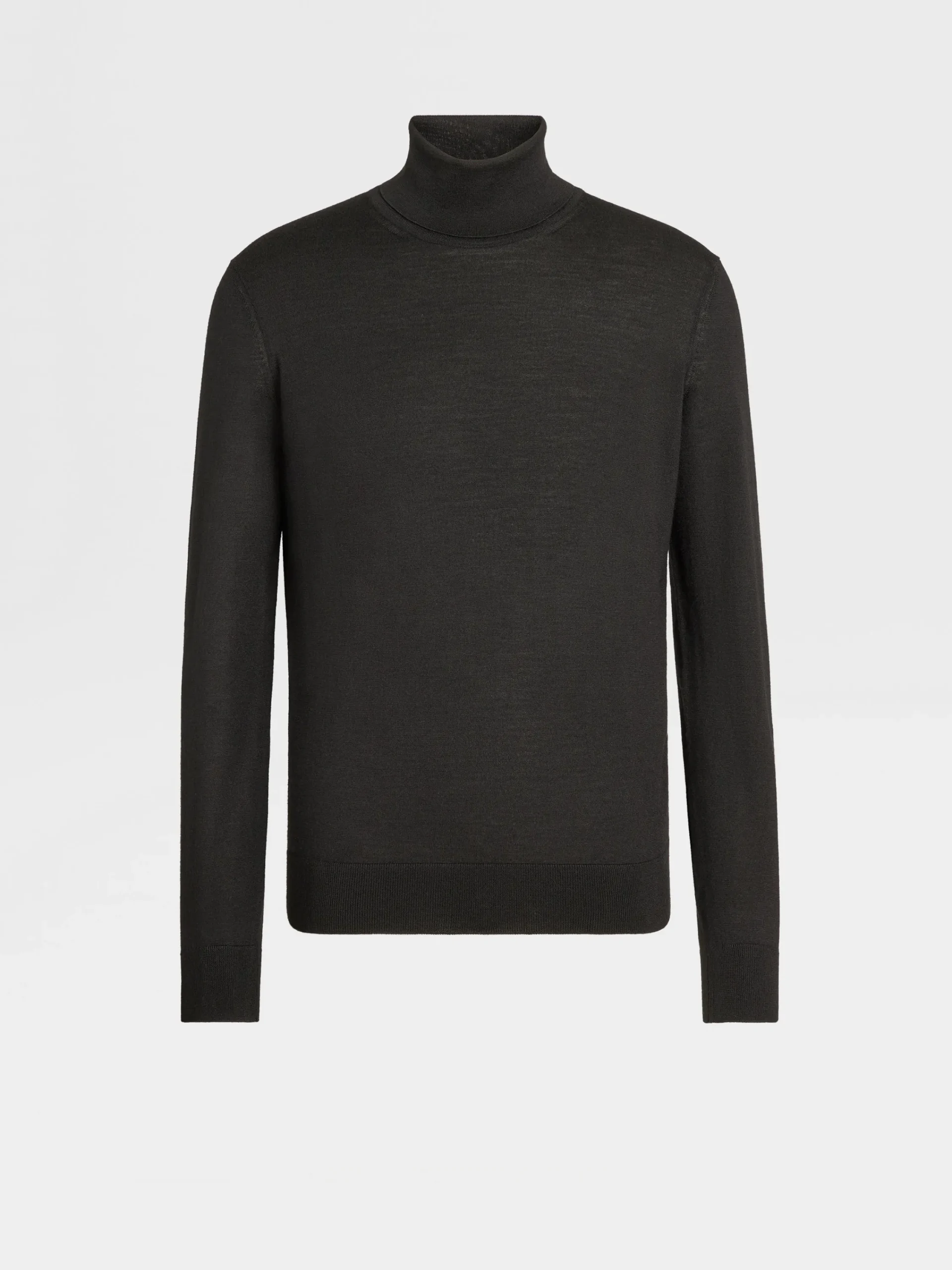 Travel In Style|Sweaters>ZEGNA Cashseta Turtleneck Black