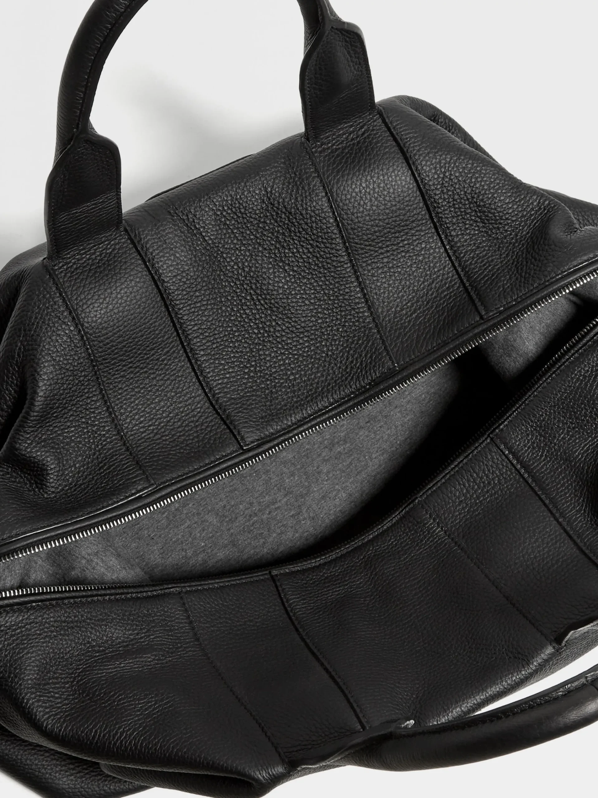 Travel In Style|Bags And Wallets>ZEGNA Deerskin Holdall Raglan Black