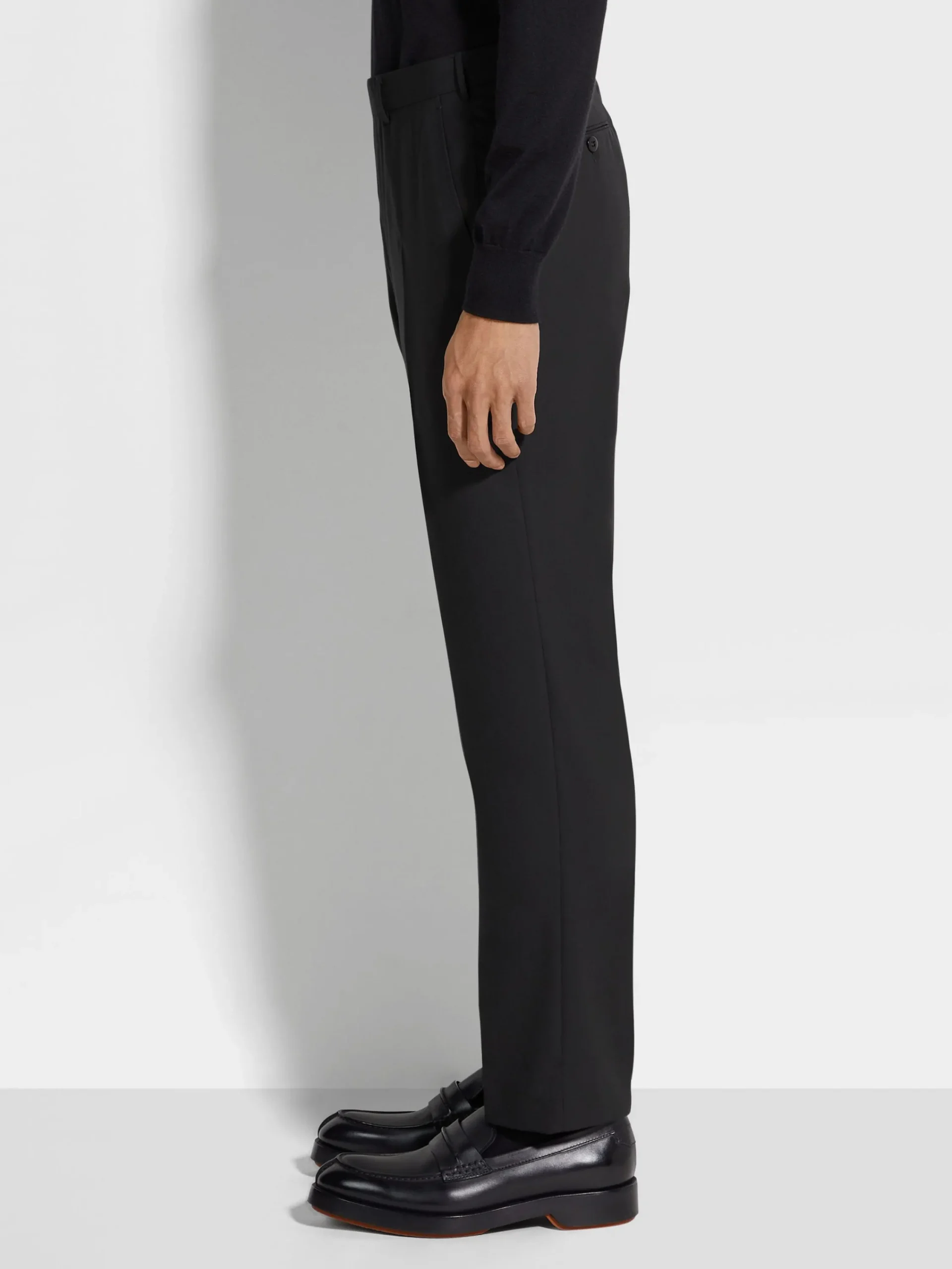 Pants>ZEGNA High Performance™ Wool Pants Black