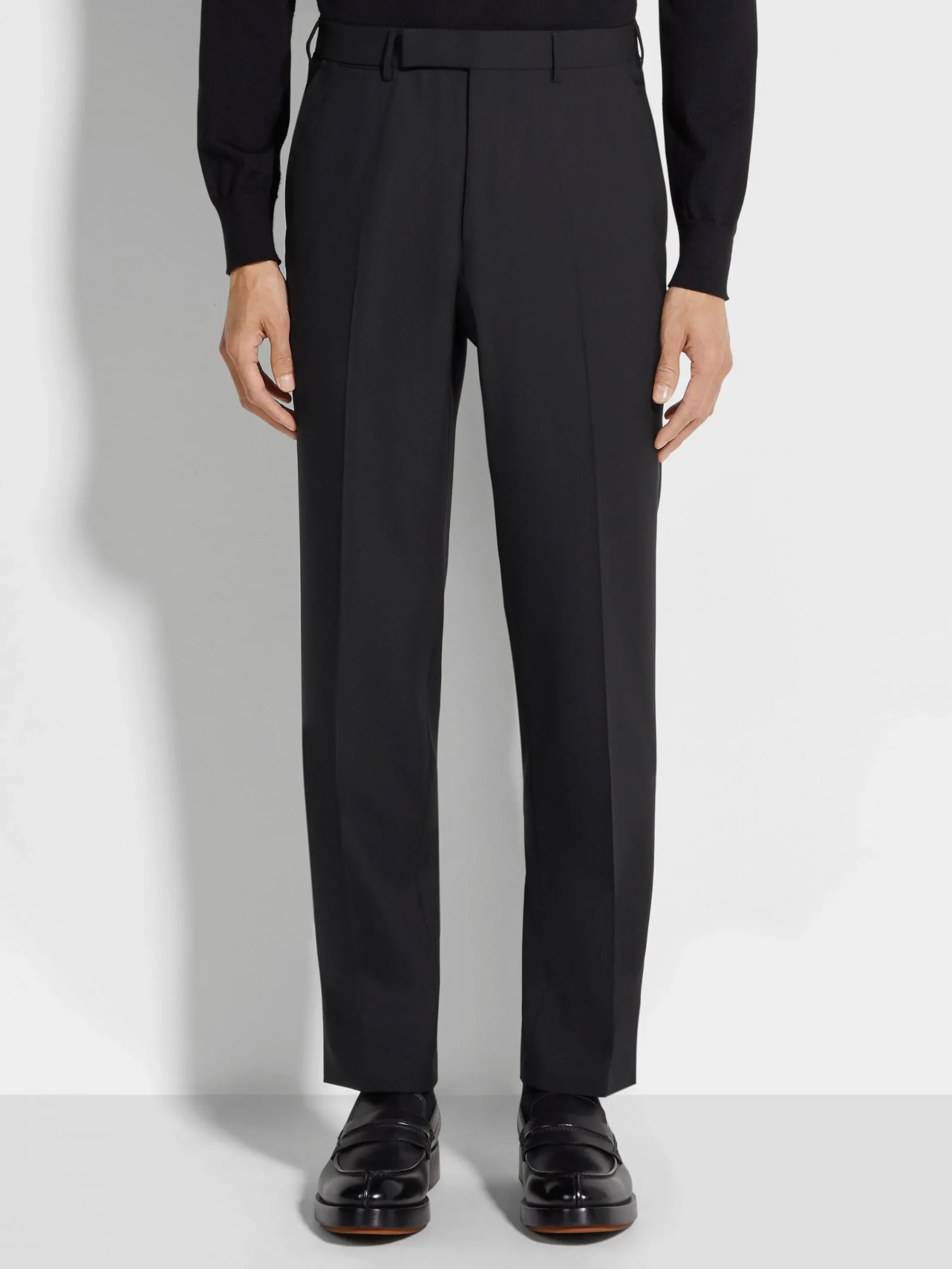 Pants>ZEGNA High Performance™ Wool Pants Black