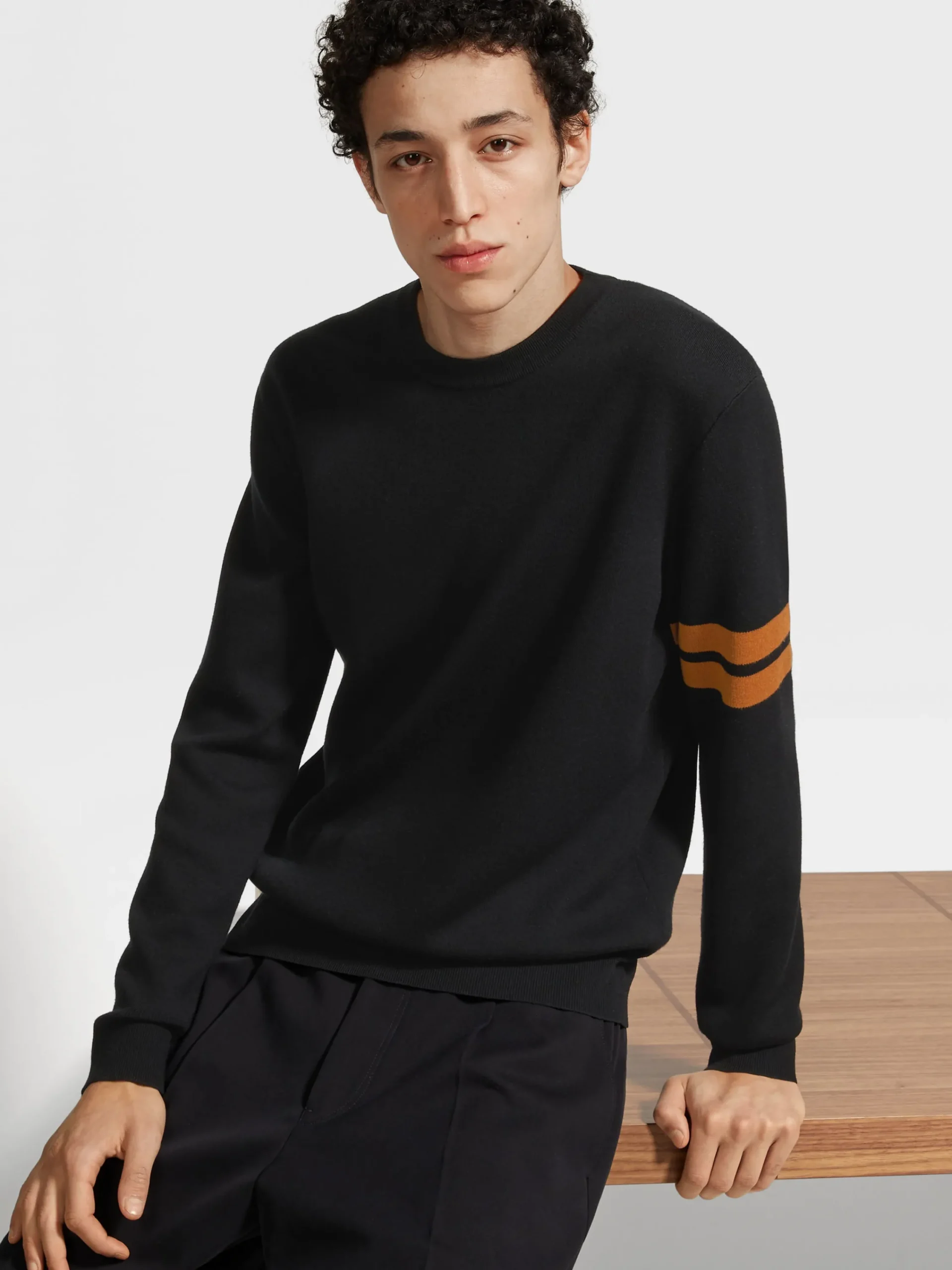 Sweaters>ZEGNA High Performance™ Wool Crewneck Black
