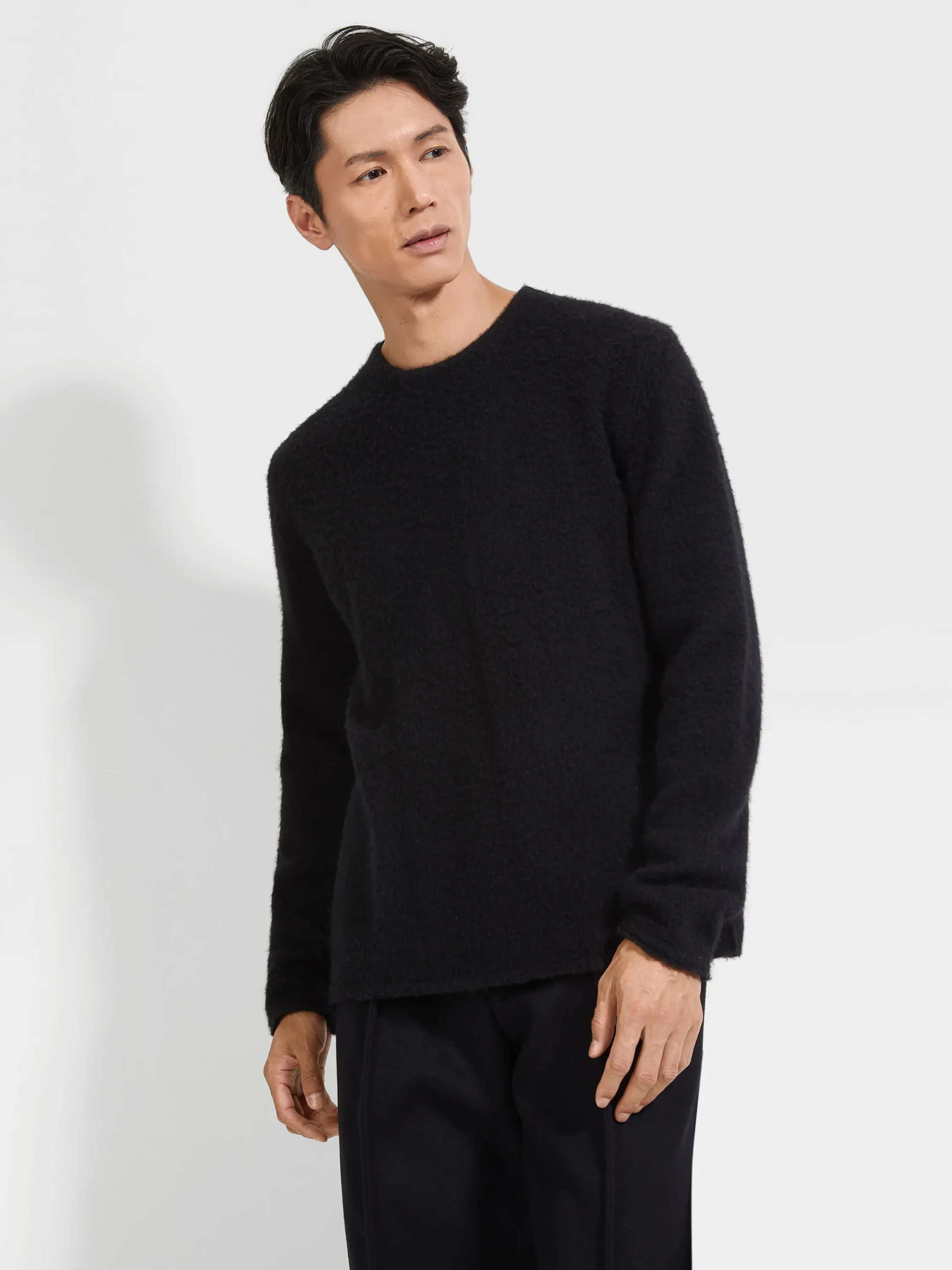 Sweaters>ZEGNA Oasi Cashmere Crewneck Black
