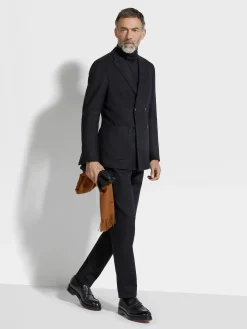 Blazers>ZEGNA Oasi Cashmere Jacket Black