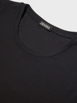 Underwear And Socks|Underwear And Socks>ZEGNA Stretch Modal T-shirt Black