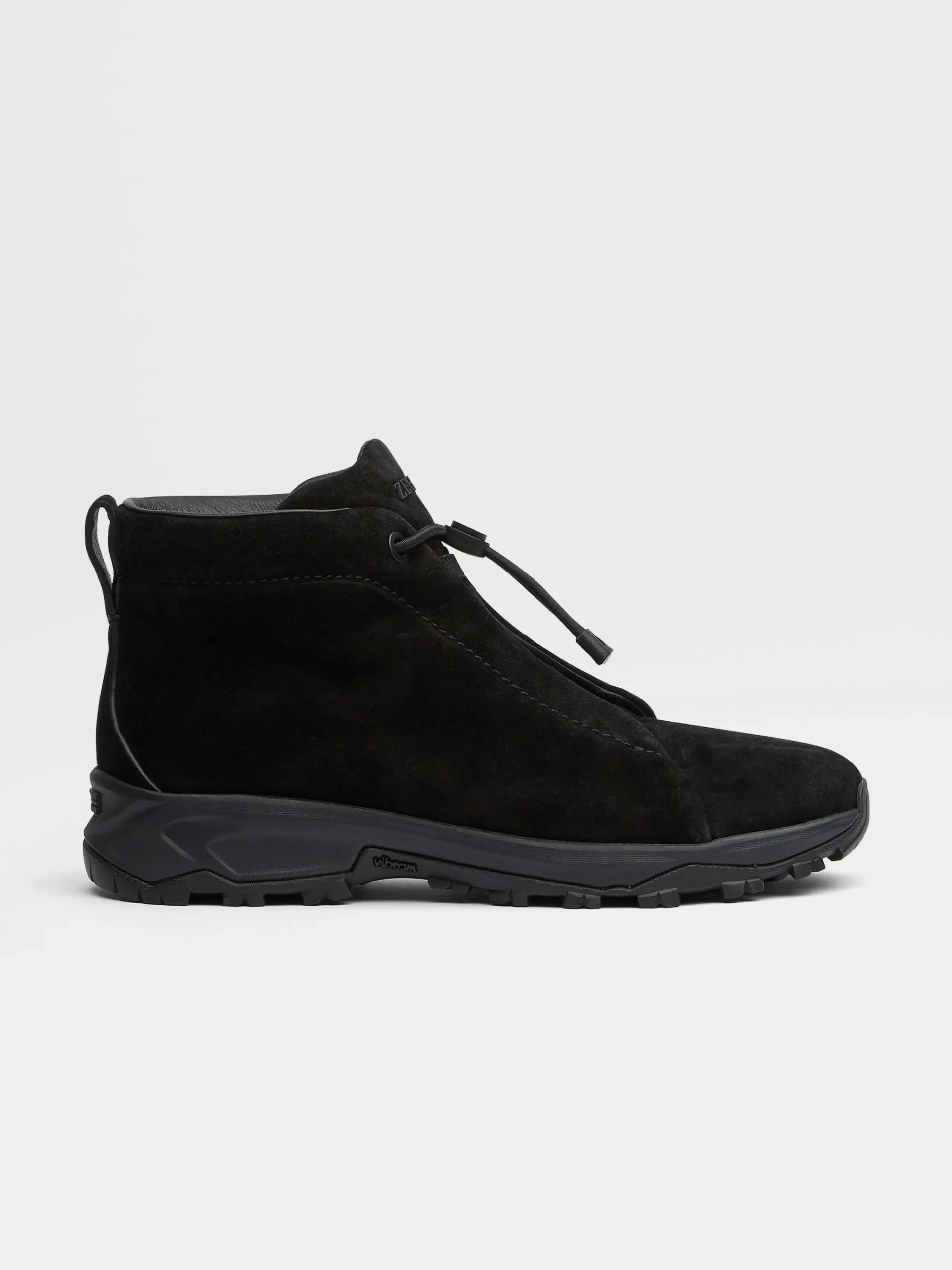 Boots|Sneakers>ZEGNA Suede Triple Stitch™ Vetta Sneakers Black