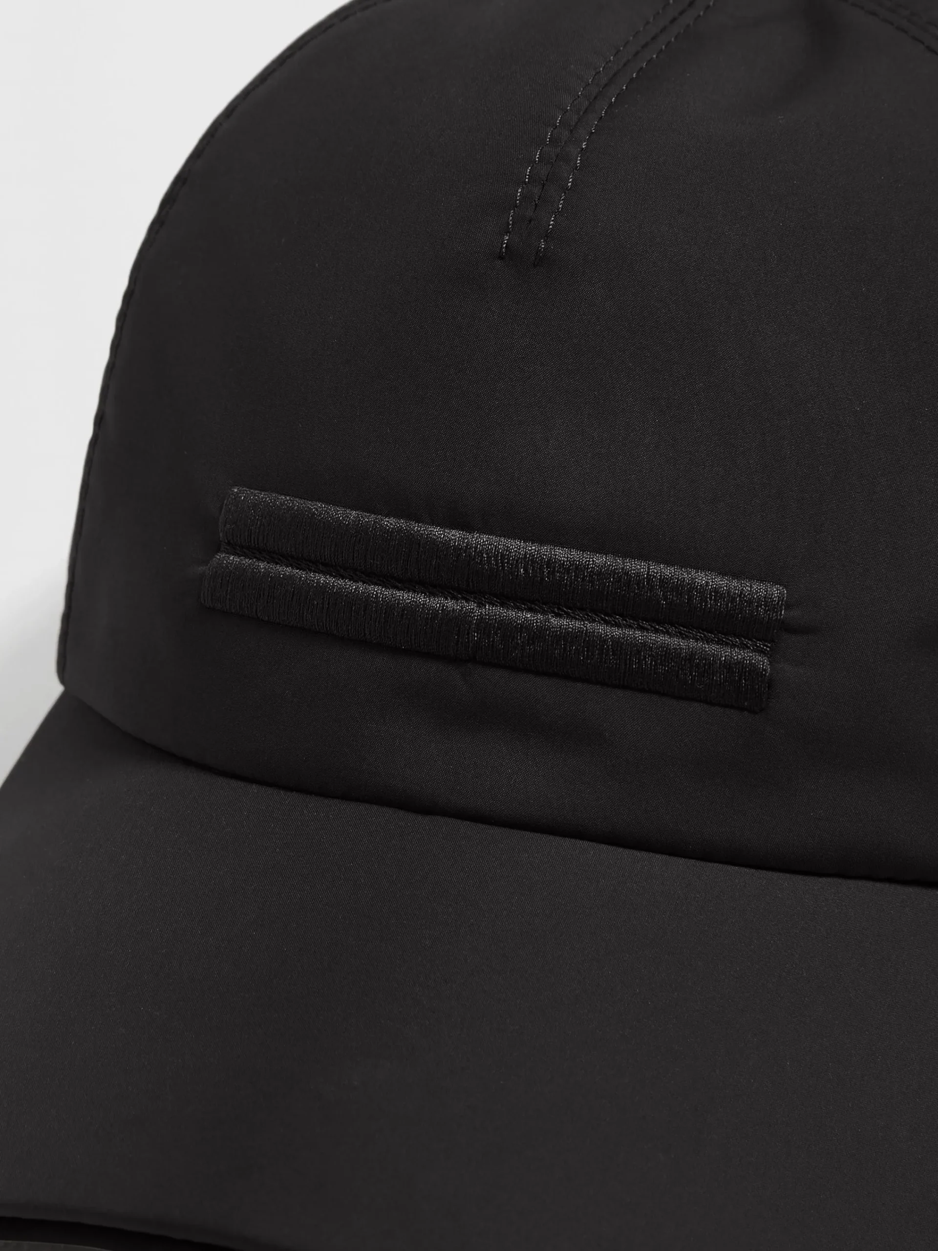 Gloves, Scarves And Hats>ZEGNA Technical Fabric Baseball Cap Black