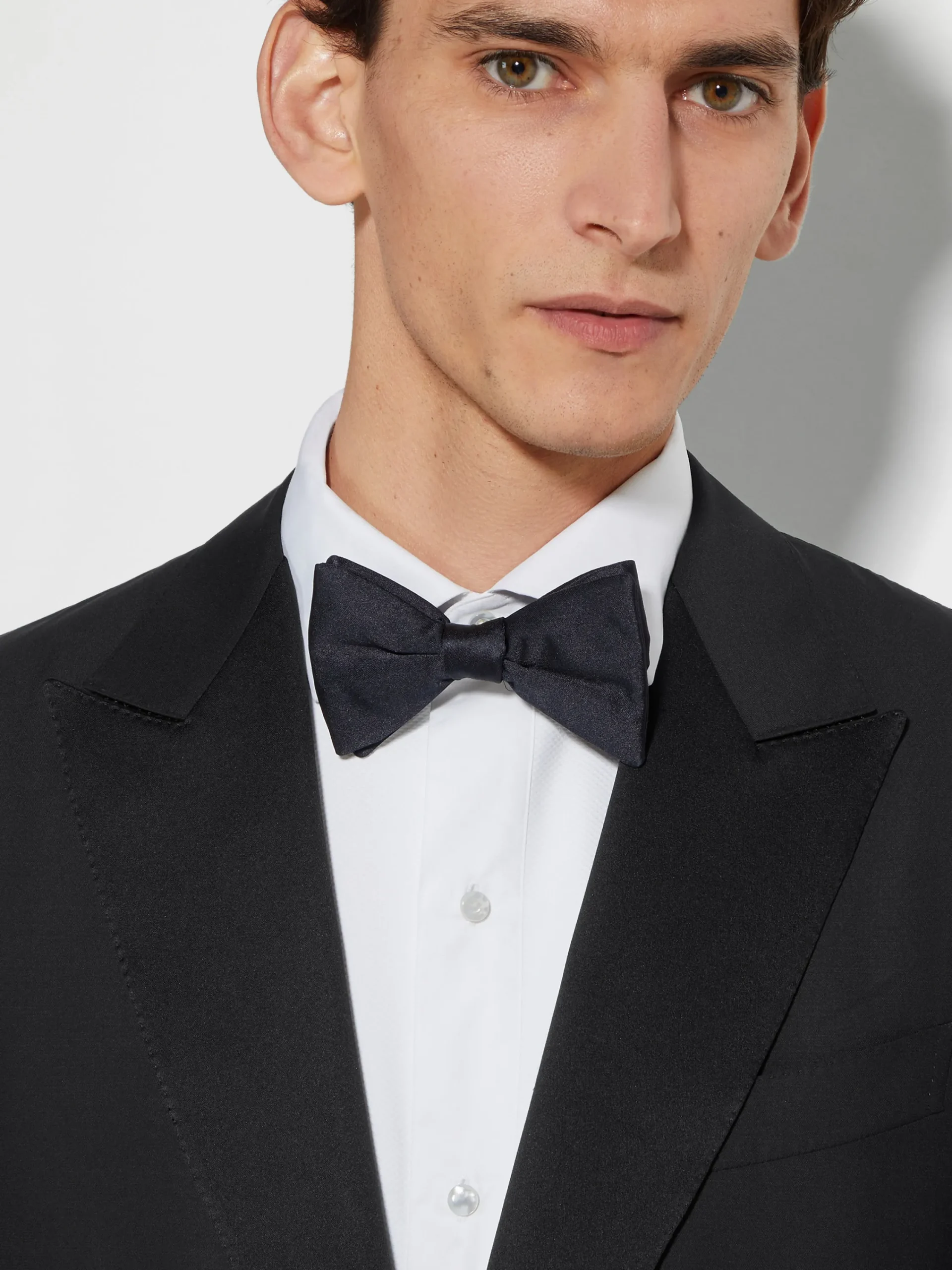 Suits>ZEGNA Trofeo™ 600 Wool and Silk Tuxedo Black