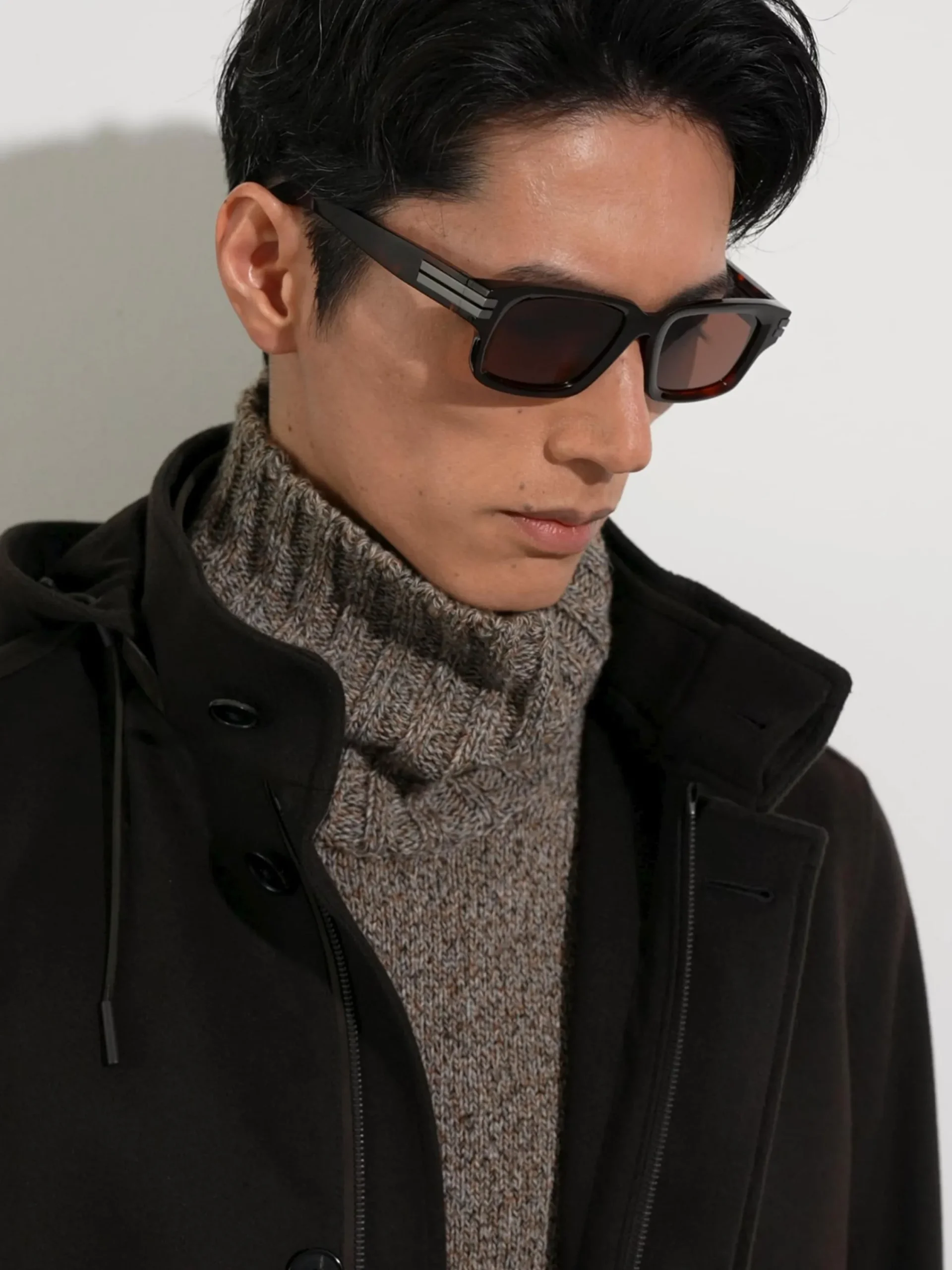 Sunglasses>ZEGNA Acetate Sunglasses Blue