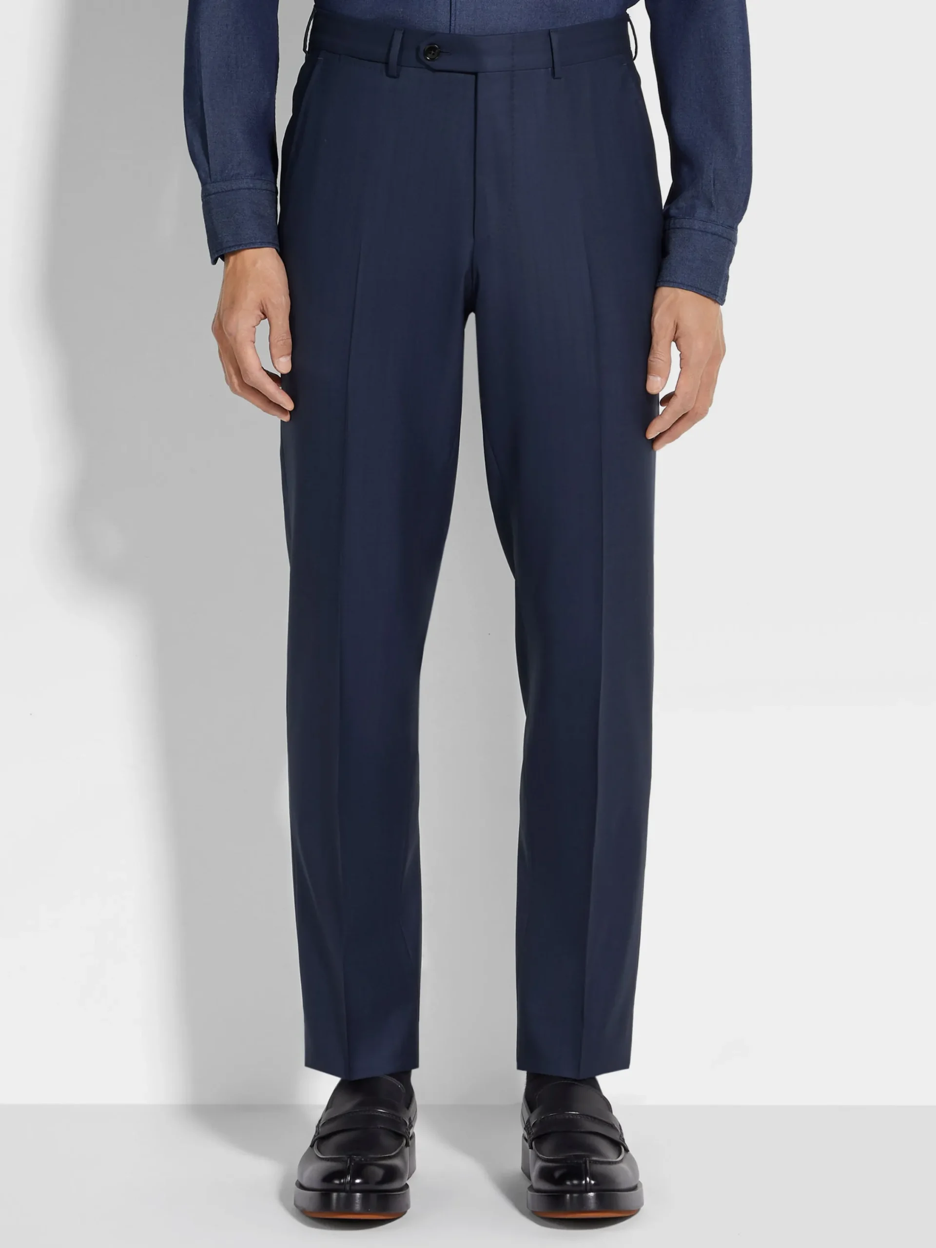 Suits>ZEGNA 15milmil15 Wool Suit Blue