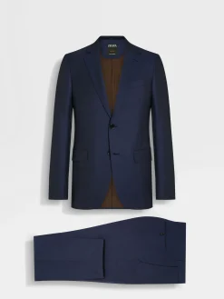 Suits>ZEGNA Oasi Cashmere Suit Blue