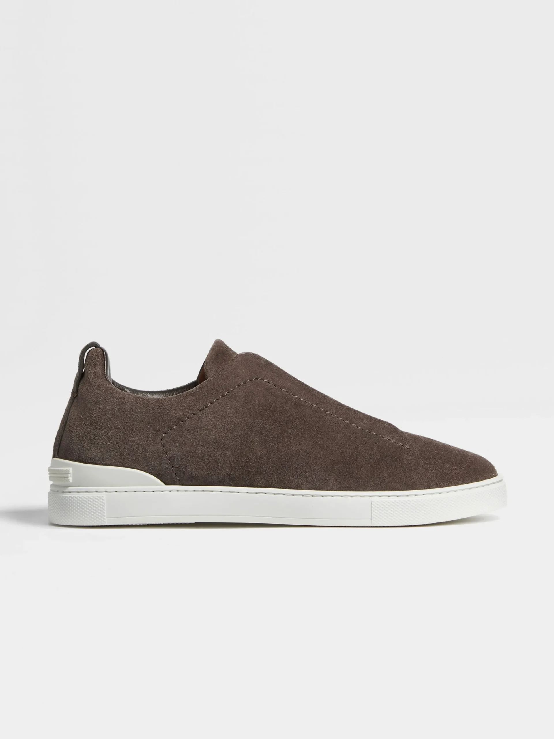 Sneakers>ZEGNA Suede Triple Stitch™ Sneakers Brown