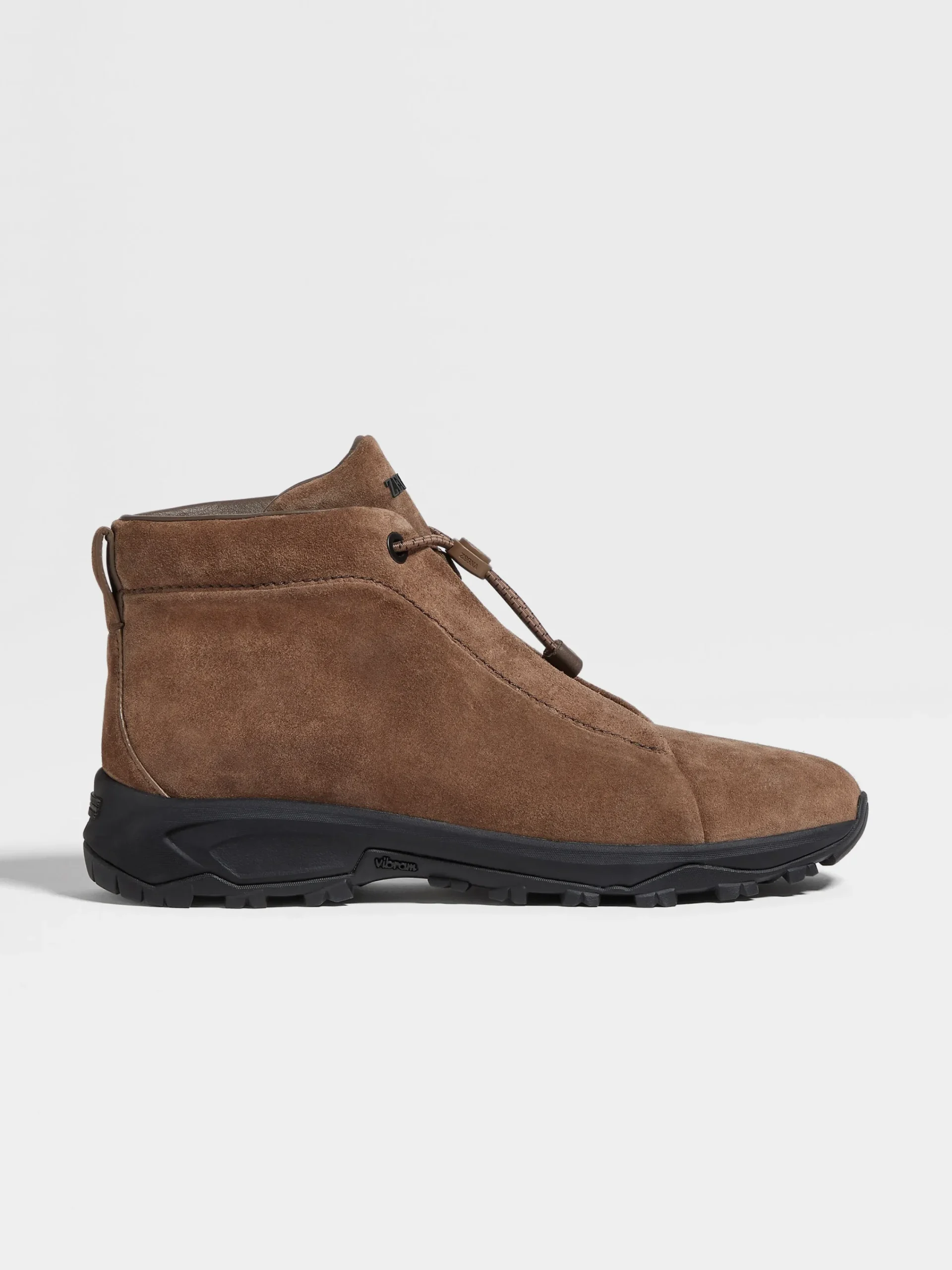 Travel In Style|Boots>ZEGNA Suede Triple Stitch™ Vetta Sneakers Brown