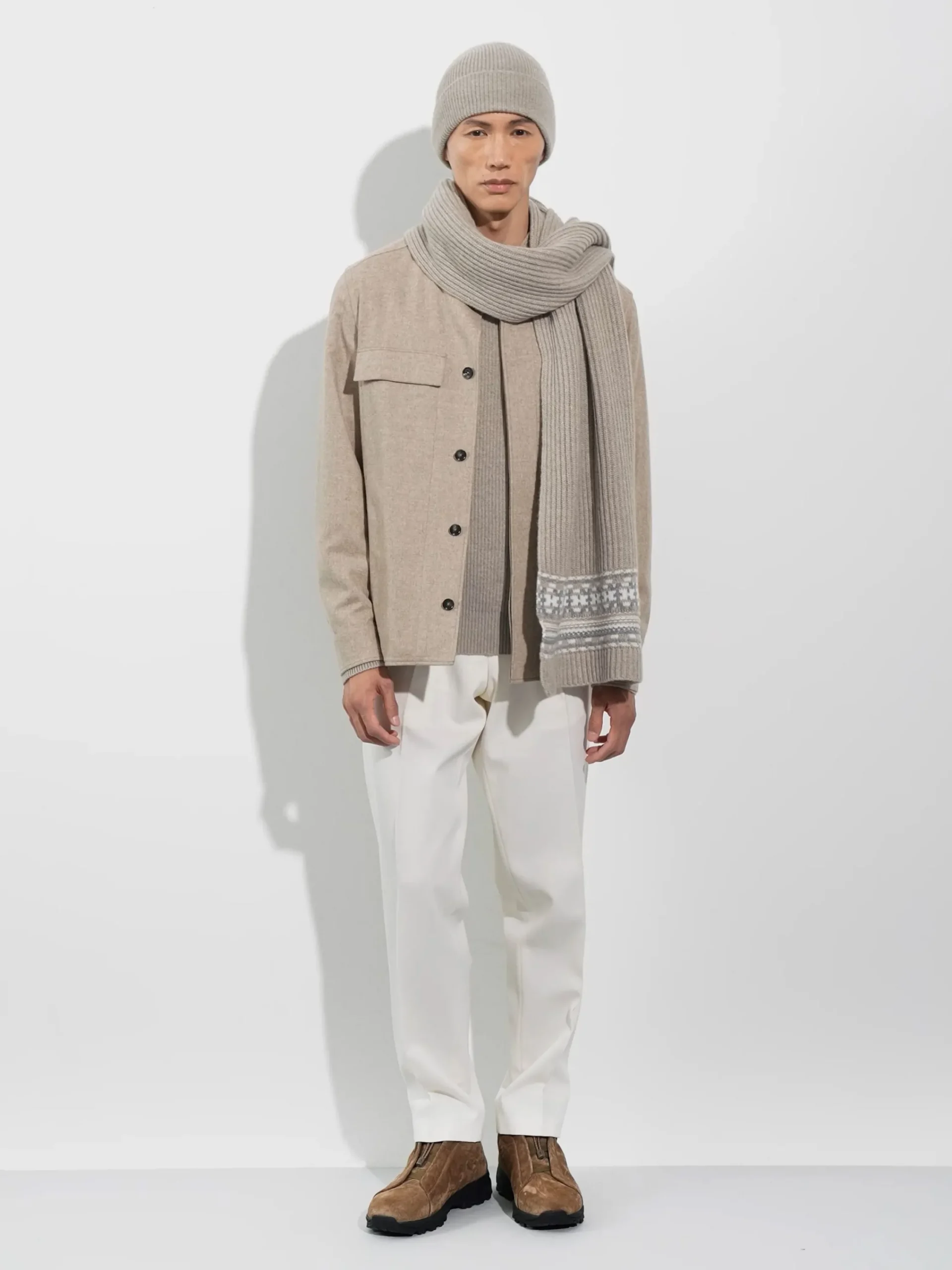 Travel In Style|Boots>ZEGNA Suede Triple Stitch™ Vetta Sneakers Brown