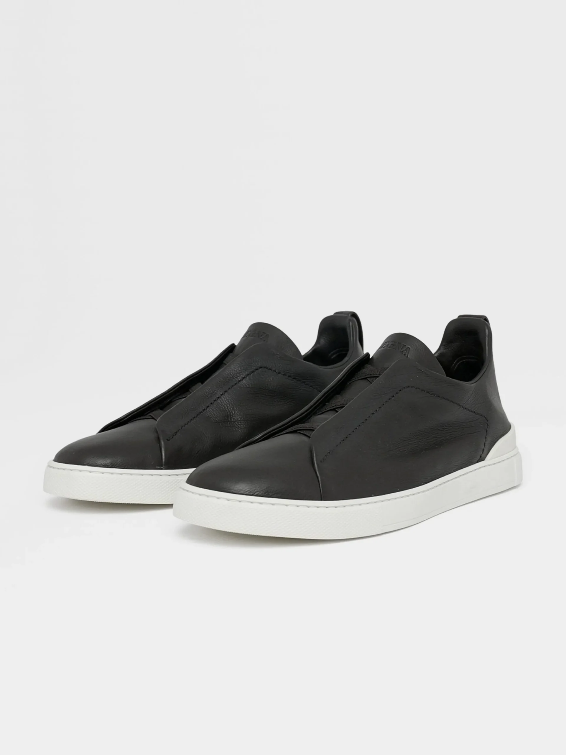 Sneakers>ZEGNA Triple Stitch™ SECONDSKIN Sneakers Brown