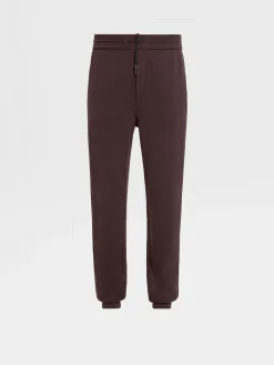 Joggers And Sweatshirts>ZEGNA 12milmil12 Jogger Pants Burgundy
