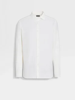 Shirts>ZEGNA Cashco Shirt White