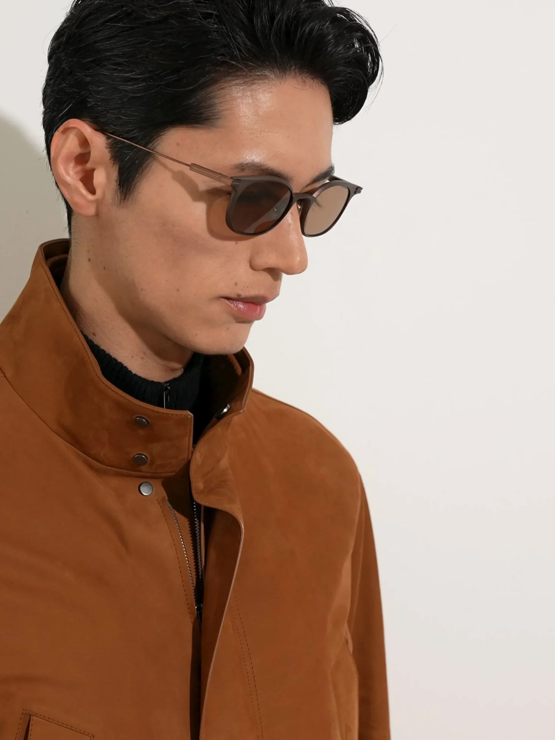Sunglasses>ZEGNA Dark Bronze Aluminium Sunglasses DarkBronze