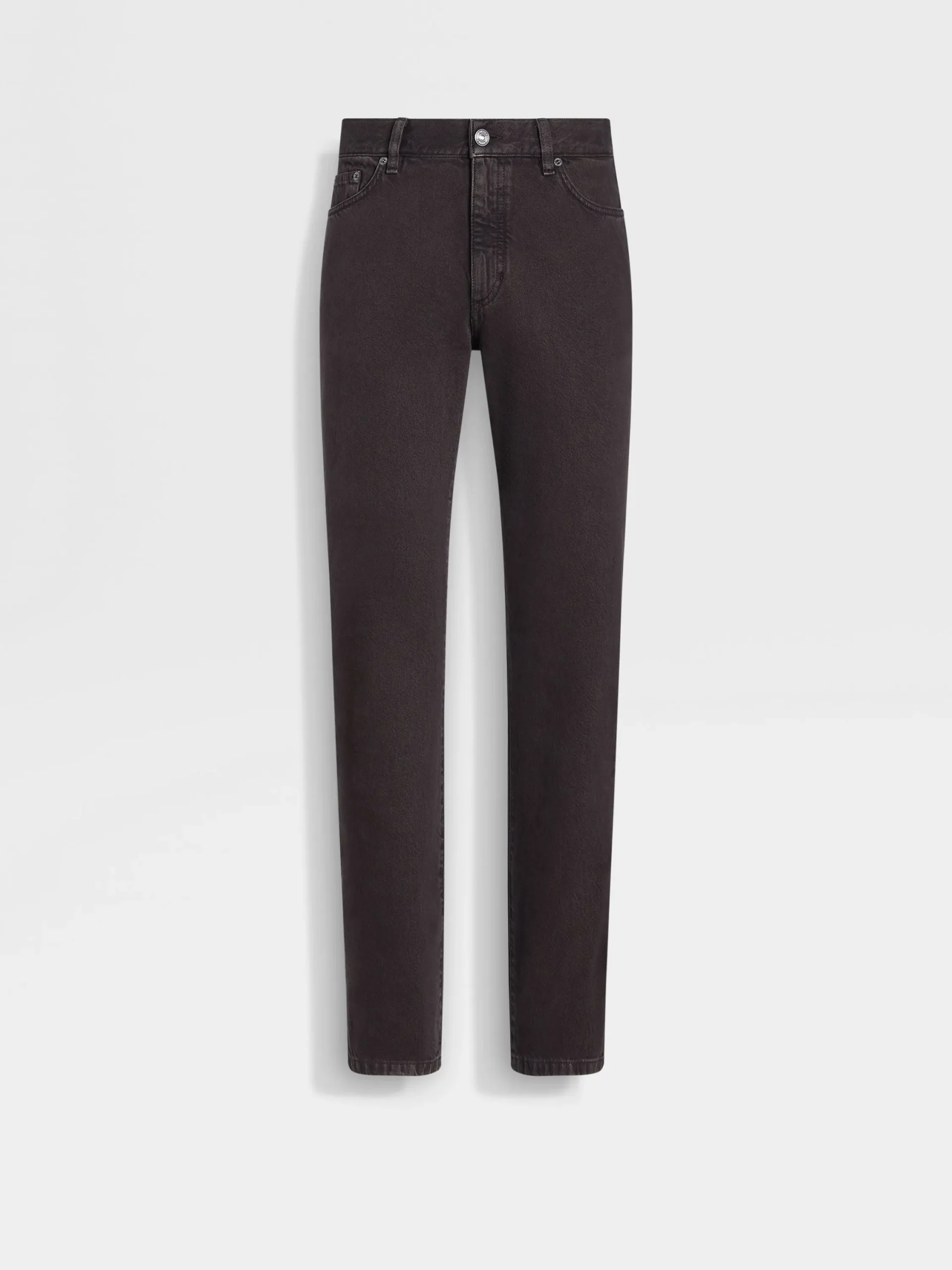 Travel In Style|Jeans>ZEGNA Dark Brown Cotton Roccia Jeans DarkBrown