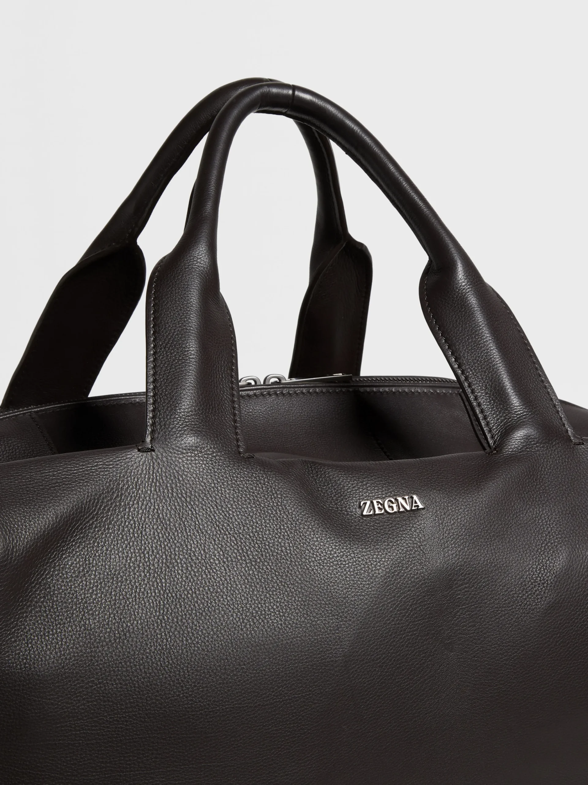 Small Gifts|Travel In Style>ZEGNA Dark Brown SECONDSKIN Holdall Raglan DarkBrown