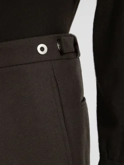 Pants>ZEGNA Dark Brown Wool Pants DarkBrown