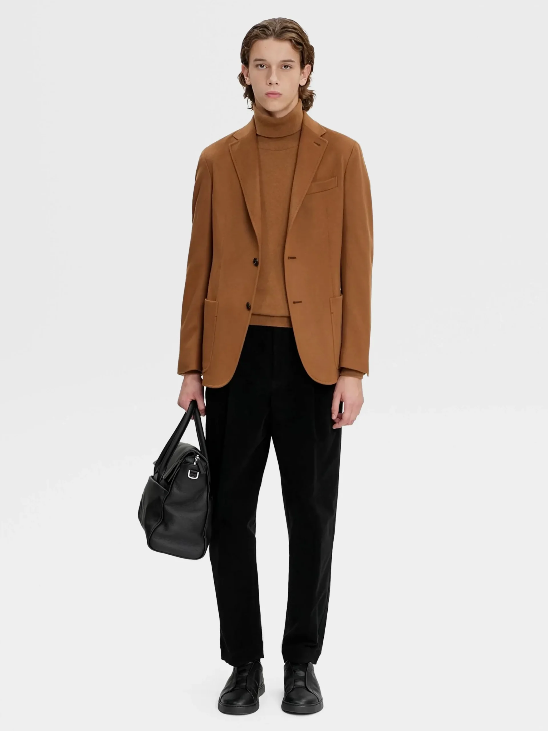 Blazers>ZEGNA Dark Foliage Oasi Cashmere Shirt Jacket DarkFoliage