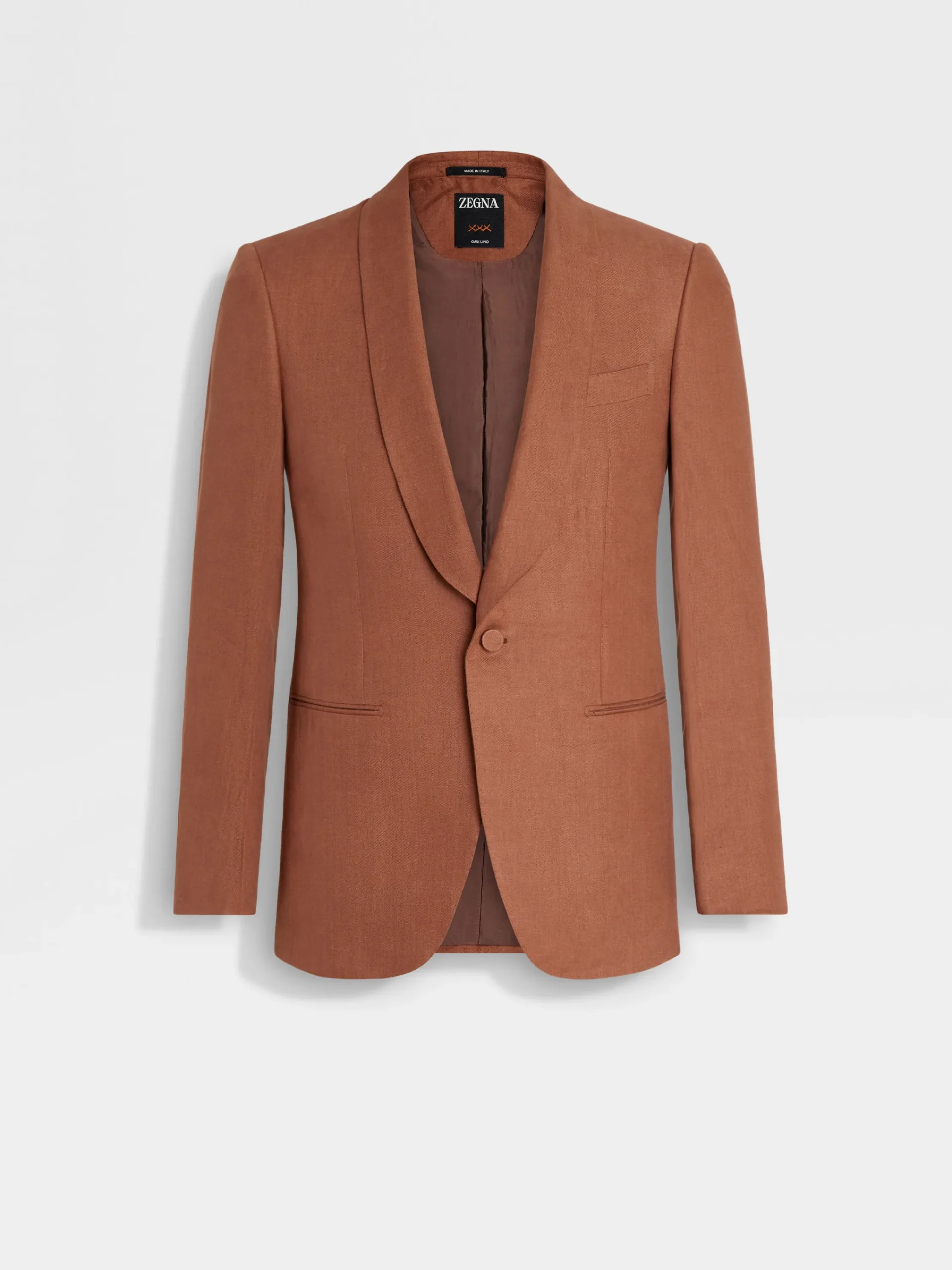 Blazers>ZEGNA Dark Foliage Oasi Lino Evening Jacket DarkFoliage