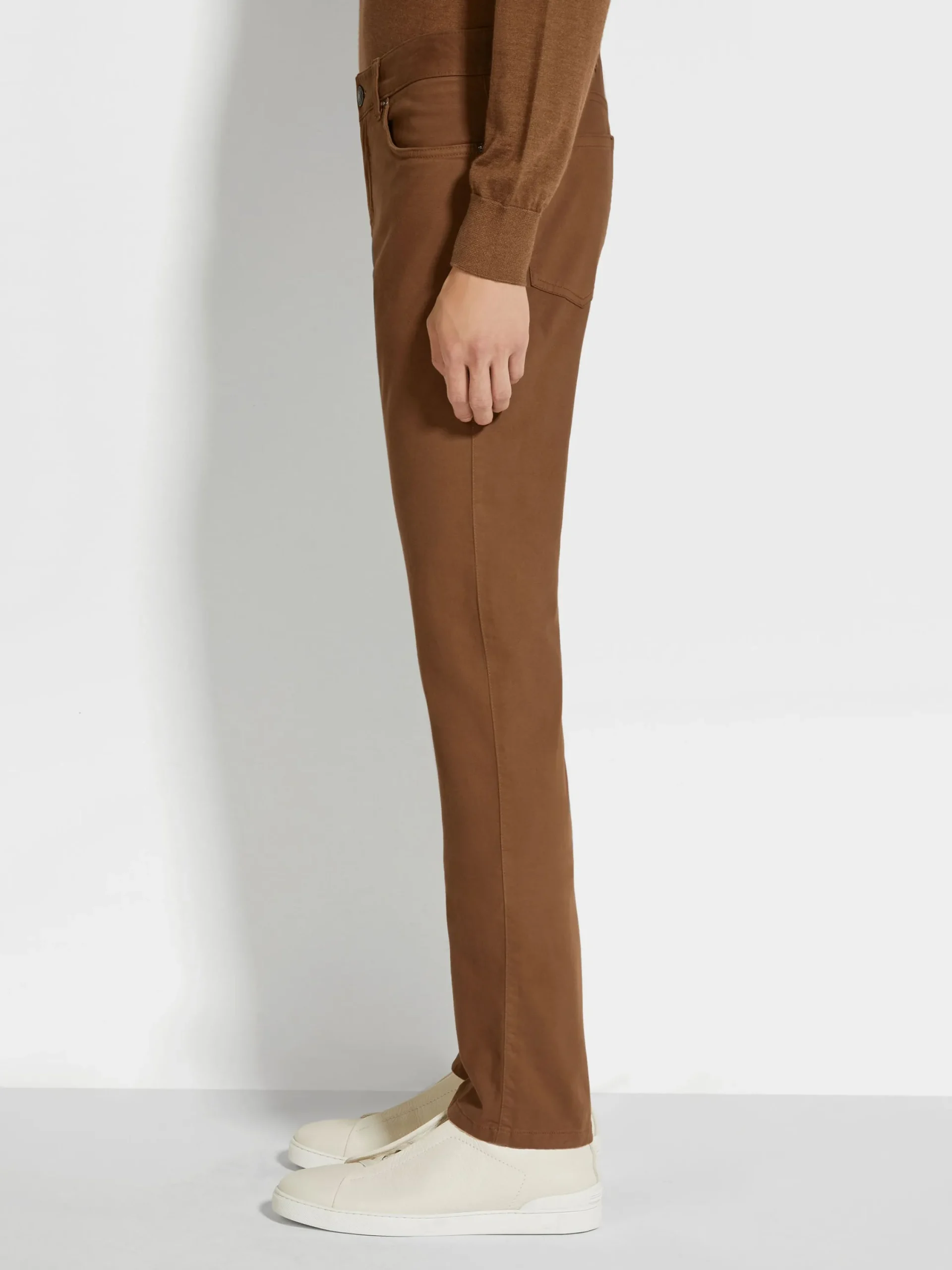 Jeans>ZEGNA Dark Foliage Stretch Cotton Roccia Jeans DarkFoliage
