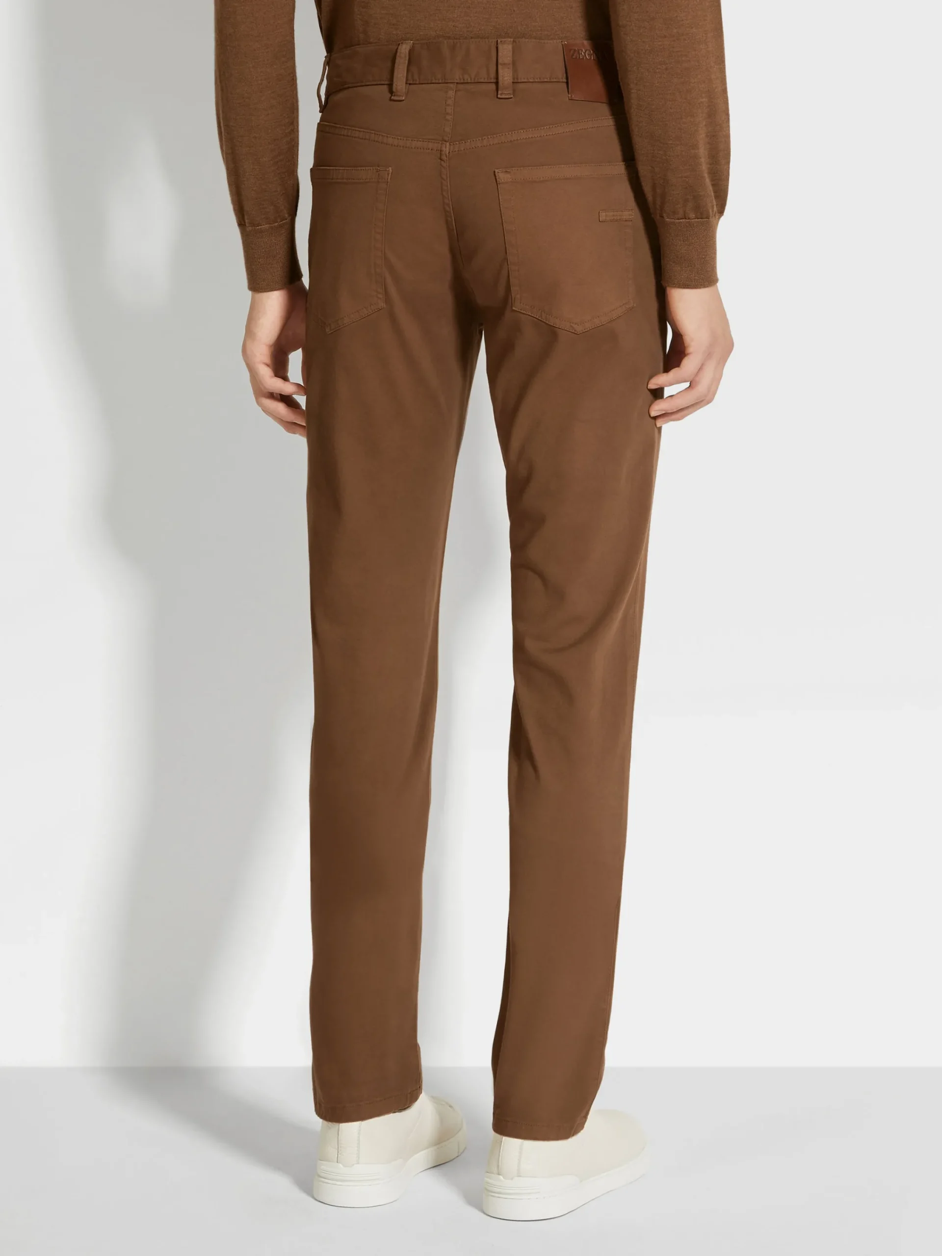 Jeans>ZEGNA Dark Foliage Stretch Cotton Roccia Jeans DarkFoliage
