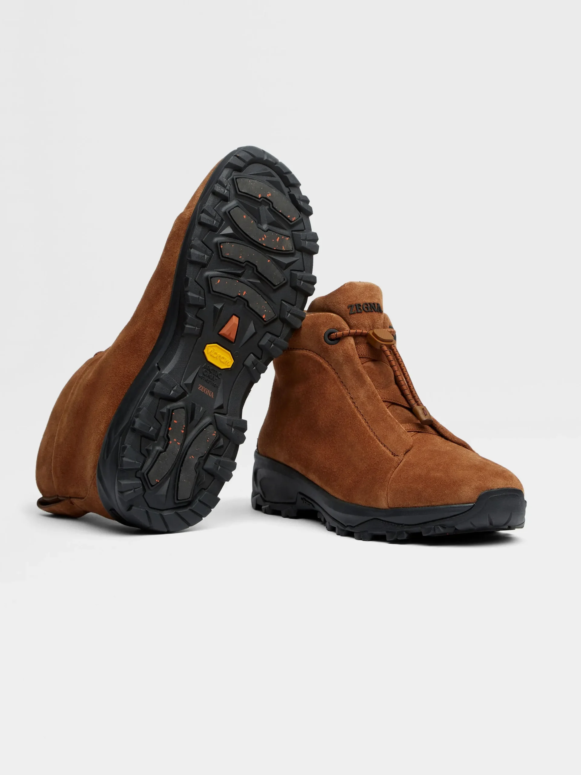 Boots|Sneakers>ZEGNA Dark Foliage Suede Triple Stitch™ Vetta Sneakers DarkFoliage