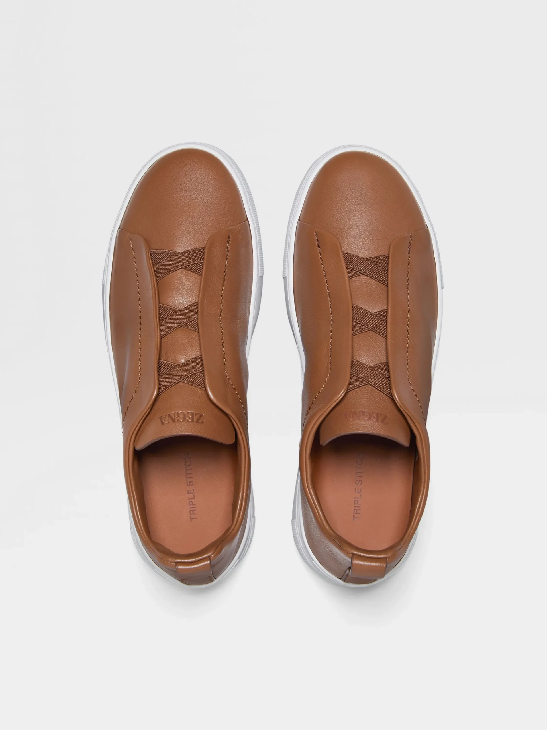 Travel In Style|Sneakers>ZEGNA Dark Foliage Triple Stitch™ SECONDSKIN Sneakers DarkFoliage