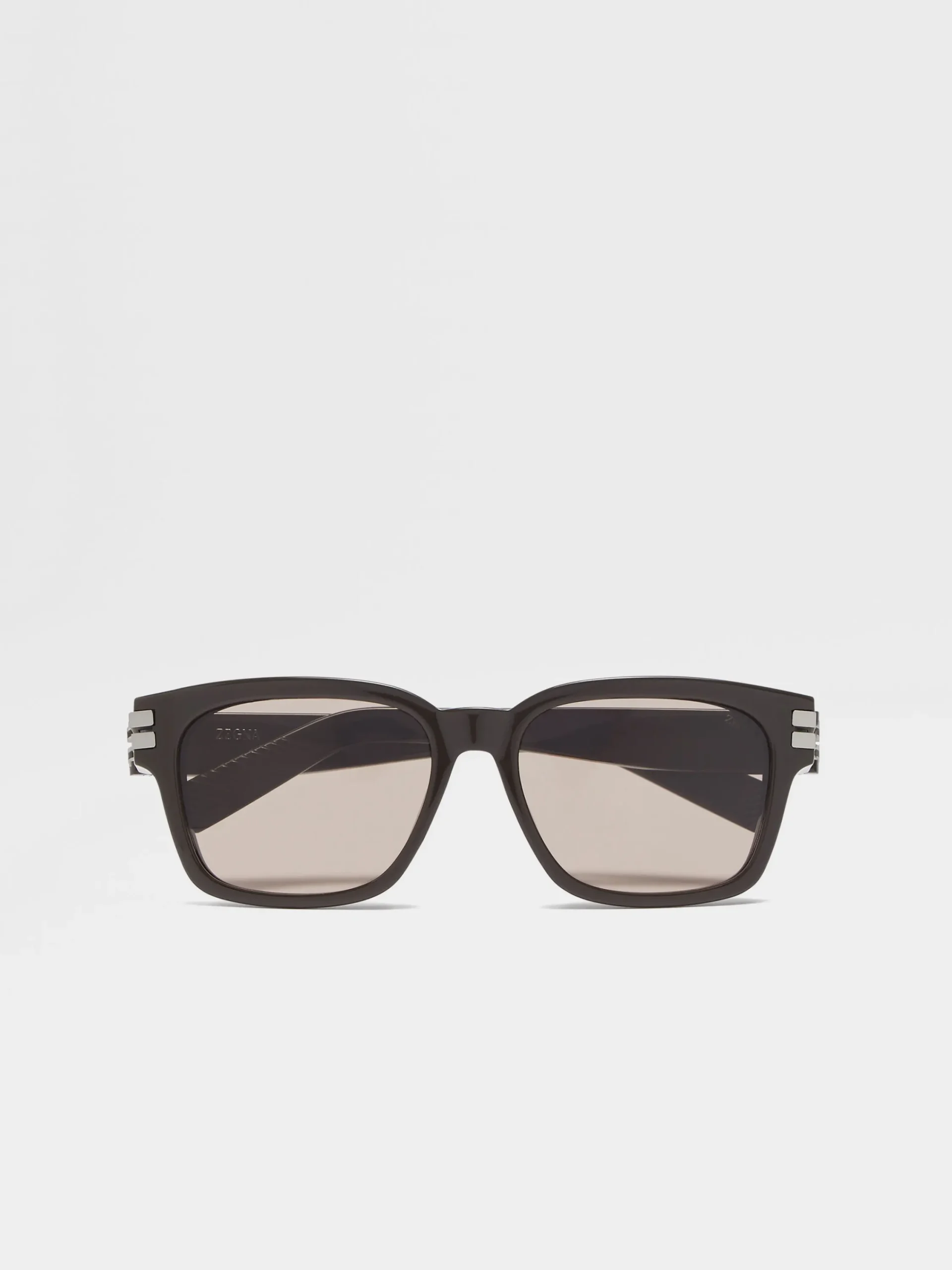 Sunglasses>ZEGNA Dark Green Acetate Sunglasses DarkGreen