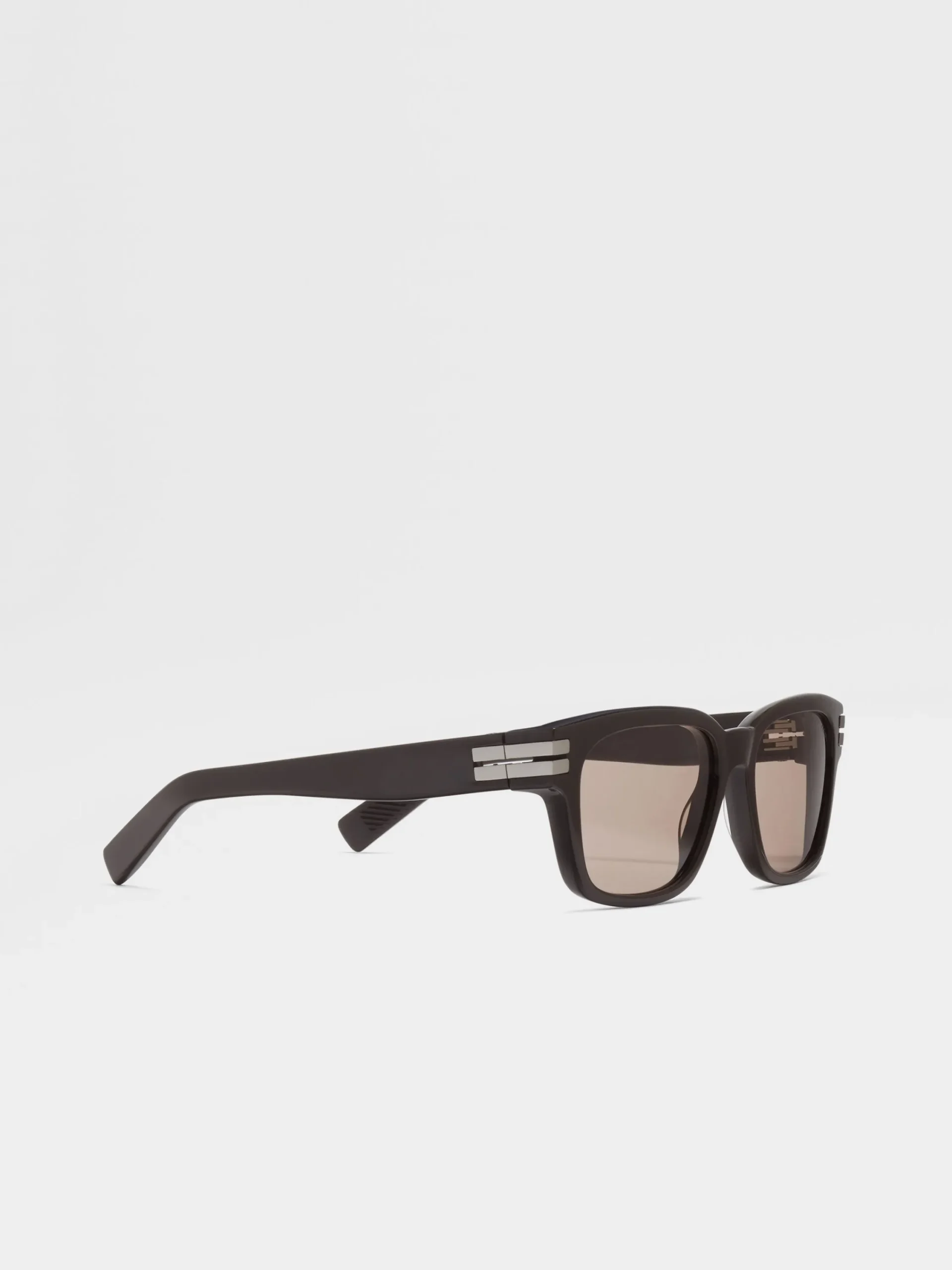 Sunglasses>ZEGNA Dark Green Acetate Sunglasses DarkGreen