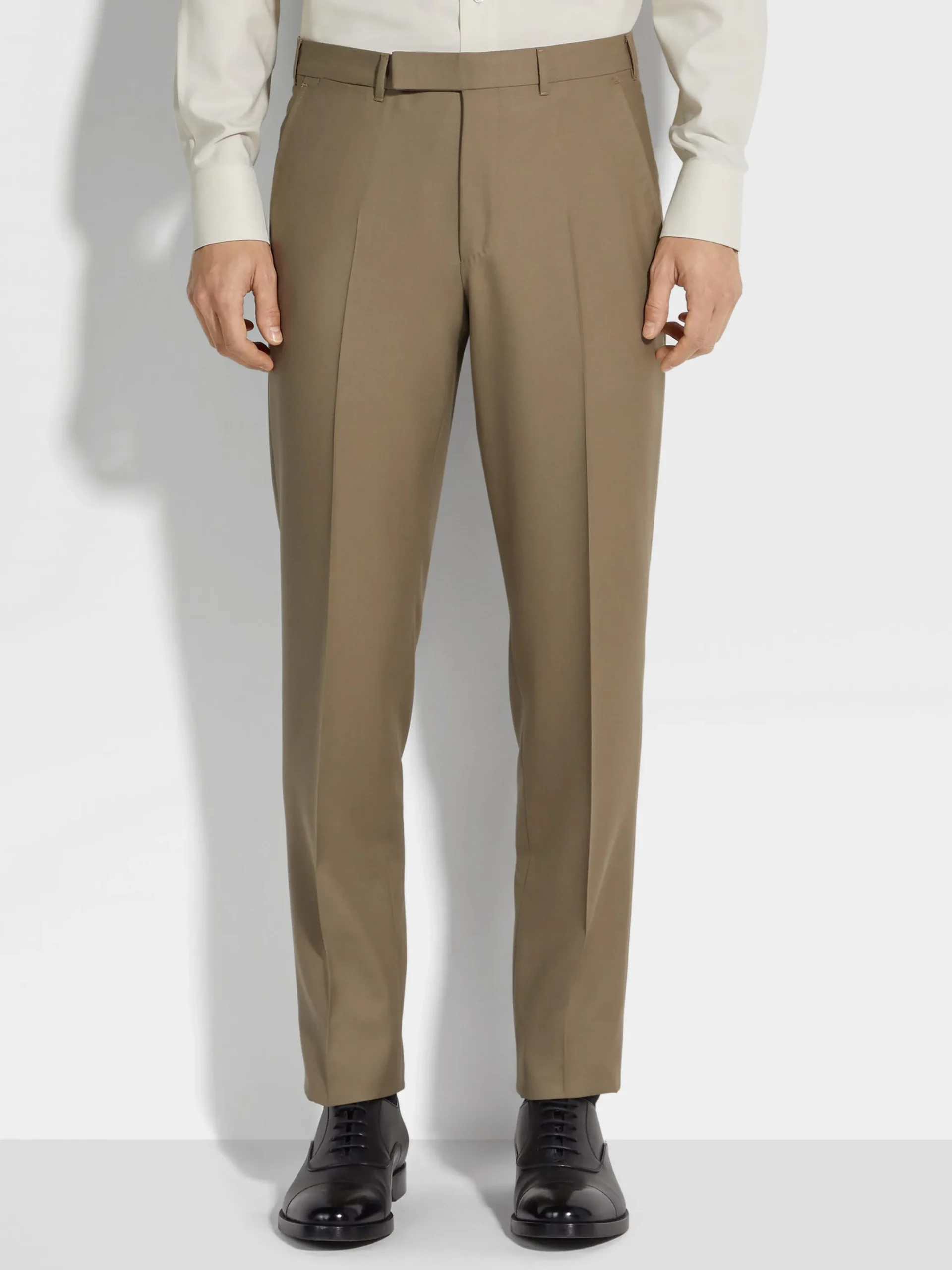 Suits>ZEGNA Dark Ochre Oasi Cashmere Suit DarkOchre