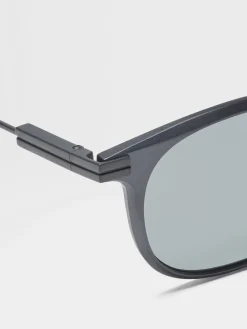 Sunglasses>ZEGNA Dark Silver Aluminium Sunglasses DarkSilver