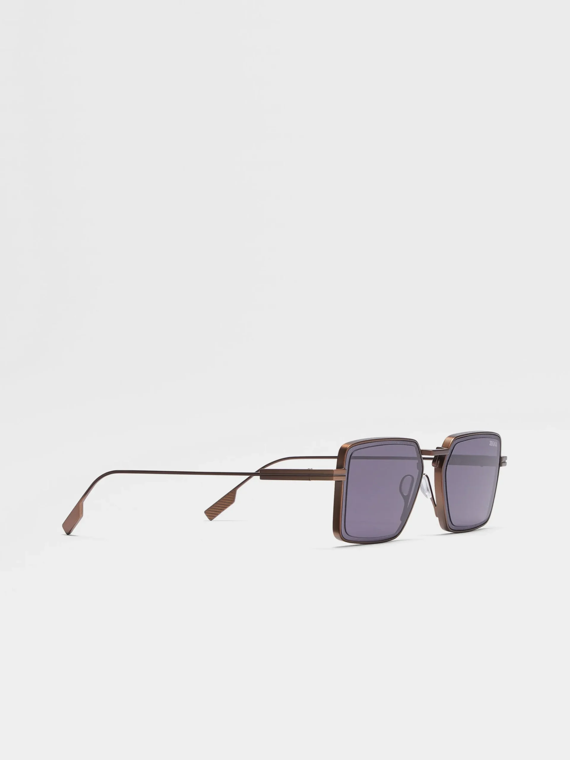 Sunglasses>ZEGNA Metal Sunglasses Foliage