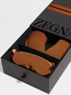 Small Gifts|Travel In Style>ZEGNA Oasi Cashmere Travel Set Foliage