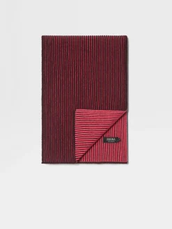 Small Gifts|Travel In Style>ZEGNA Fuchsia and Dark Purple Oasi Cashmere Scarf Fuchsia/DarkPurple