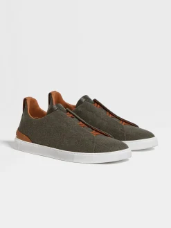 Sneakers>ZEGNA #UseTheExisting™ Triple Stitch™ Sneakers Green