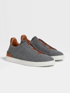 Sneakers>ZEGNA #UseTheExisting™ Triple Stitch™ Sneakers Grey