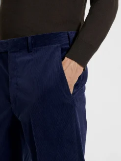 Pants|Suits>ZEGNA Ink Blue Cashco Pants InkBlue