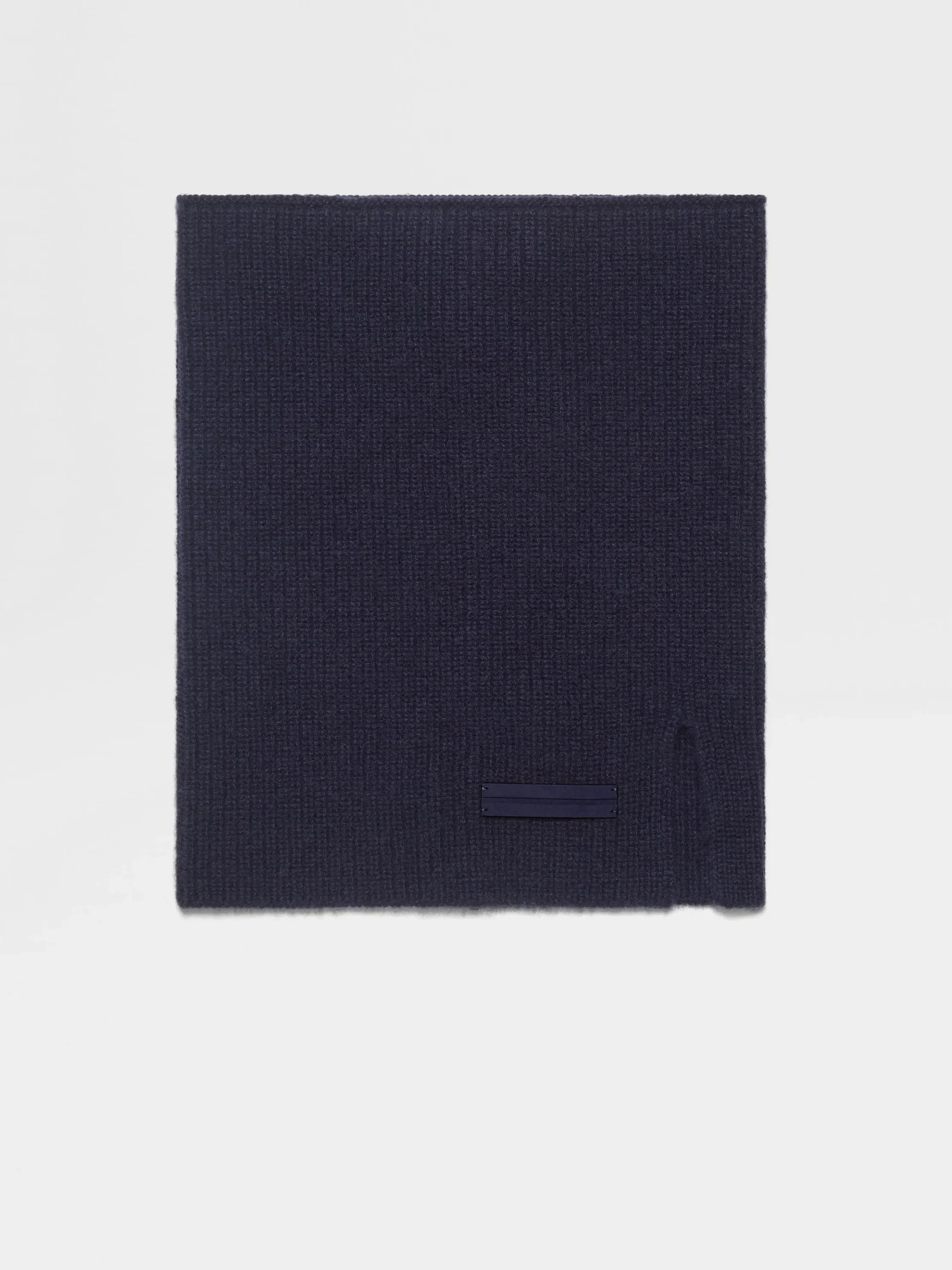 Soft Accessories|Gloves, Scarves And Hats>ZEGNA Ink Blue Oasi Cashmere Neck Warmer InkBlue