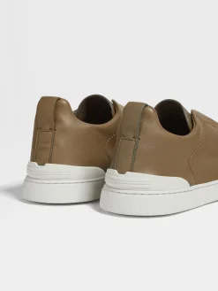 Travel In Style|Sneakers>ZEGNA Triple Stitch™ SECONDSKIN Sneakers Khaki