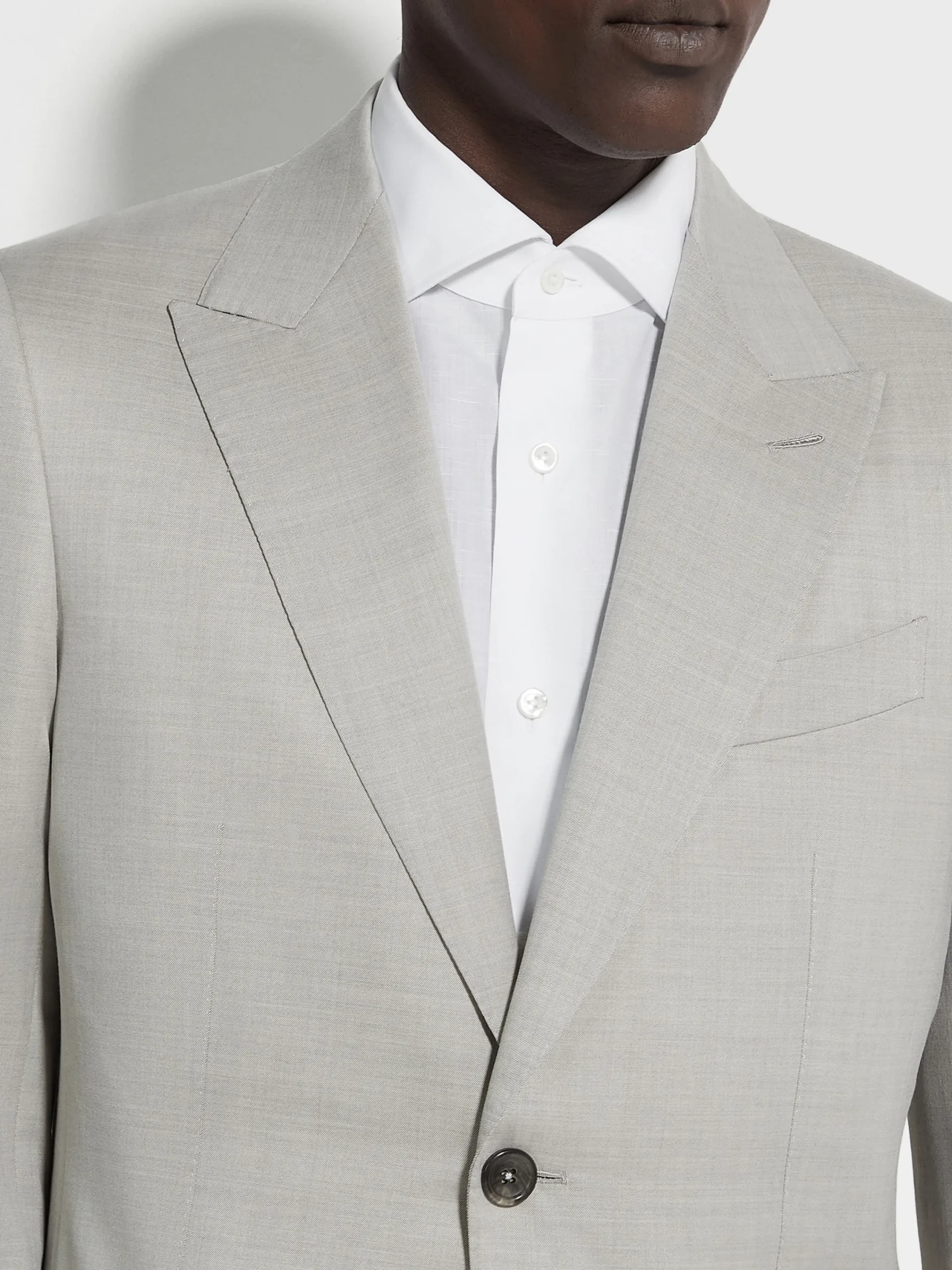 Suits>ZEGNA Light Beige Centoventimila Wool Suit LightBeige