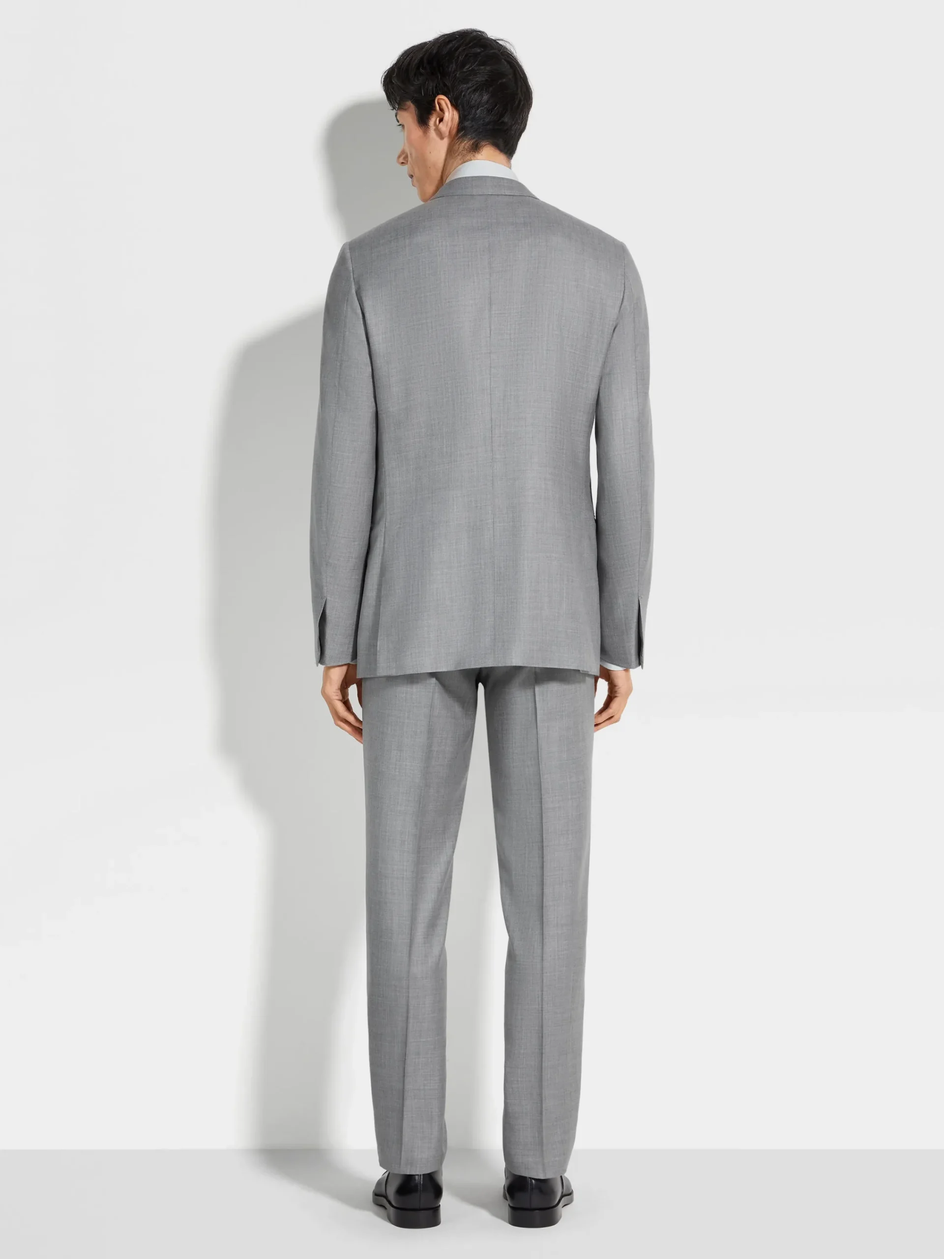 Suits>ZEGNA Light Grey Oasi Cashmere Suit LightGrey