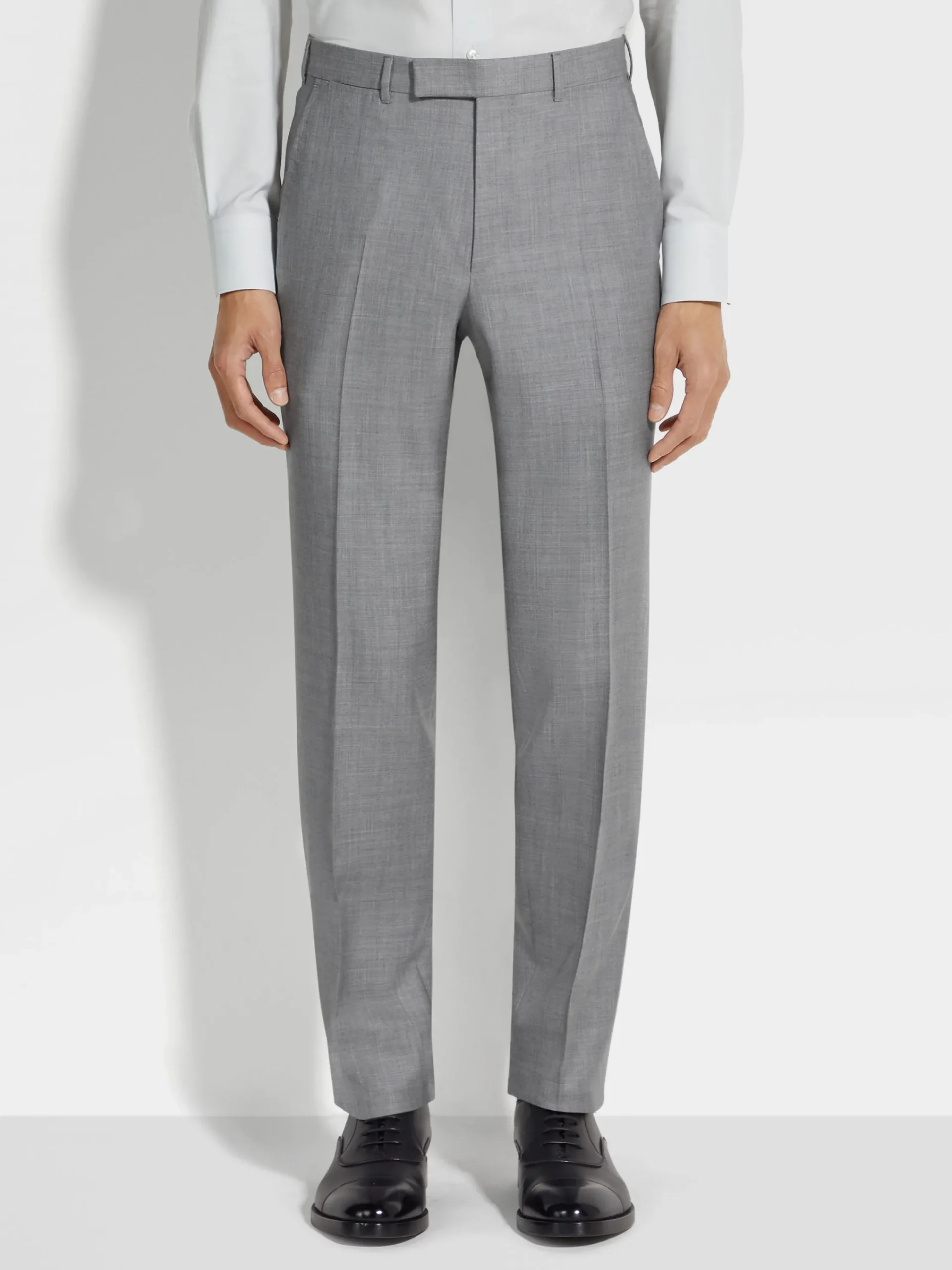 Suits>ZEGNA Light Grey Oasi Cashmere Suit LightGrey