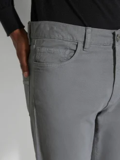 Jeans>ZEGNA Light Grey Stretch Cotton Roccia Jeans LightGrey