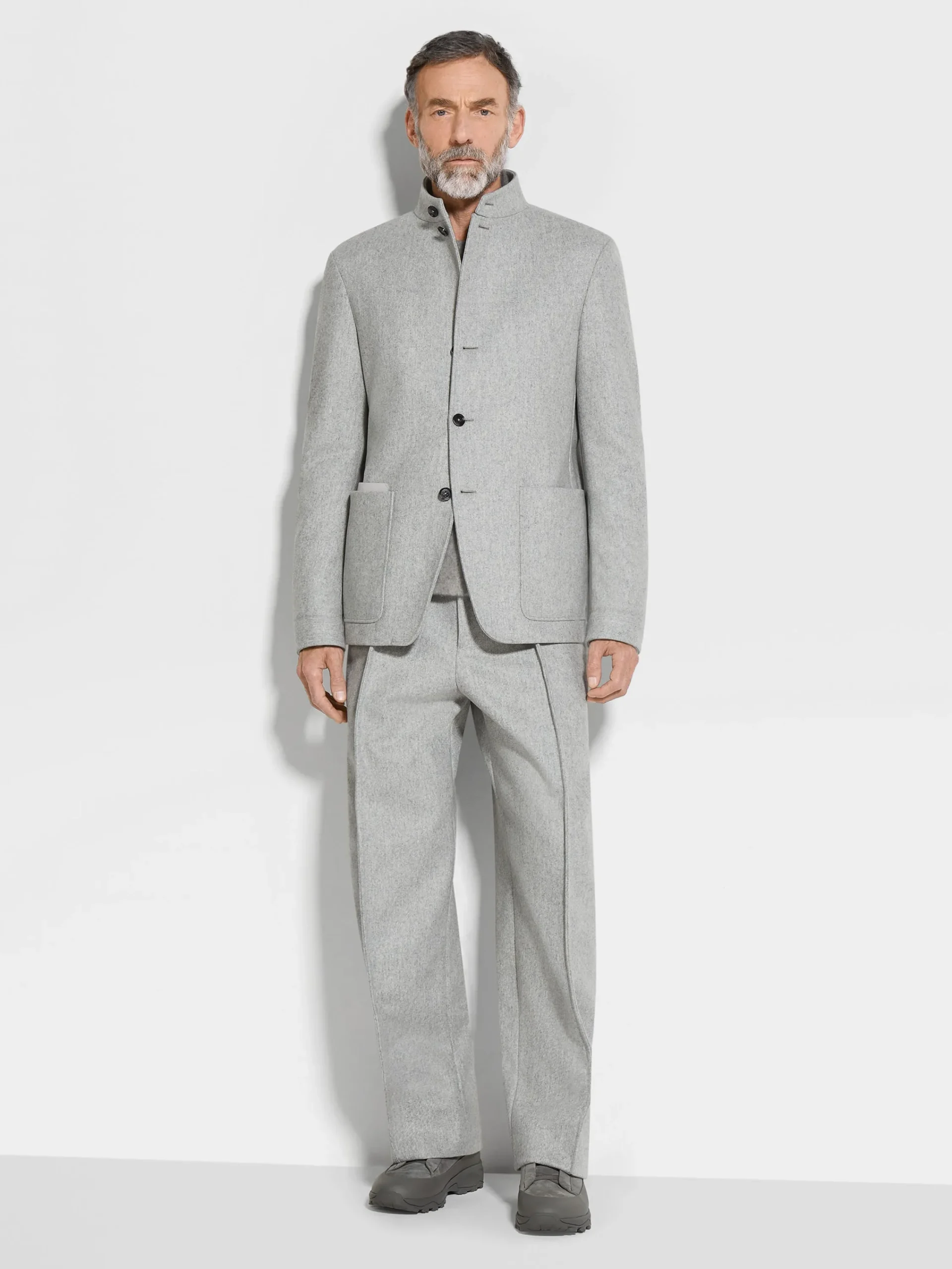 Travel In Style|Pants>ZEGNA Light Grey Trofeo™ Cashmere Pants LightGrey