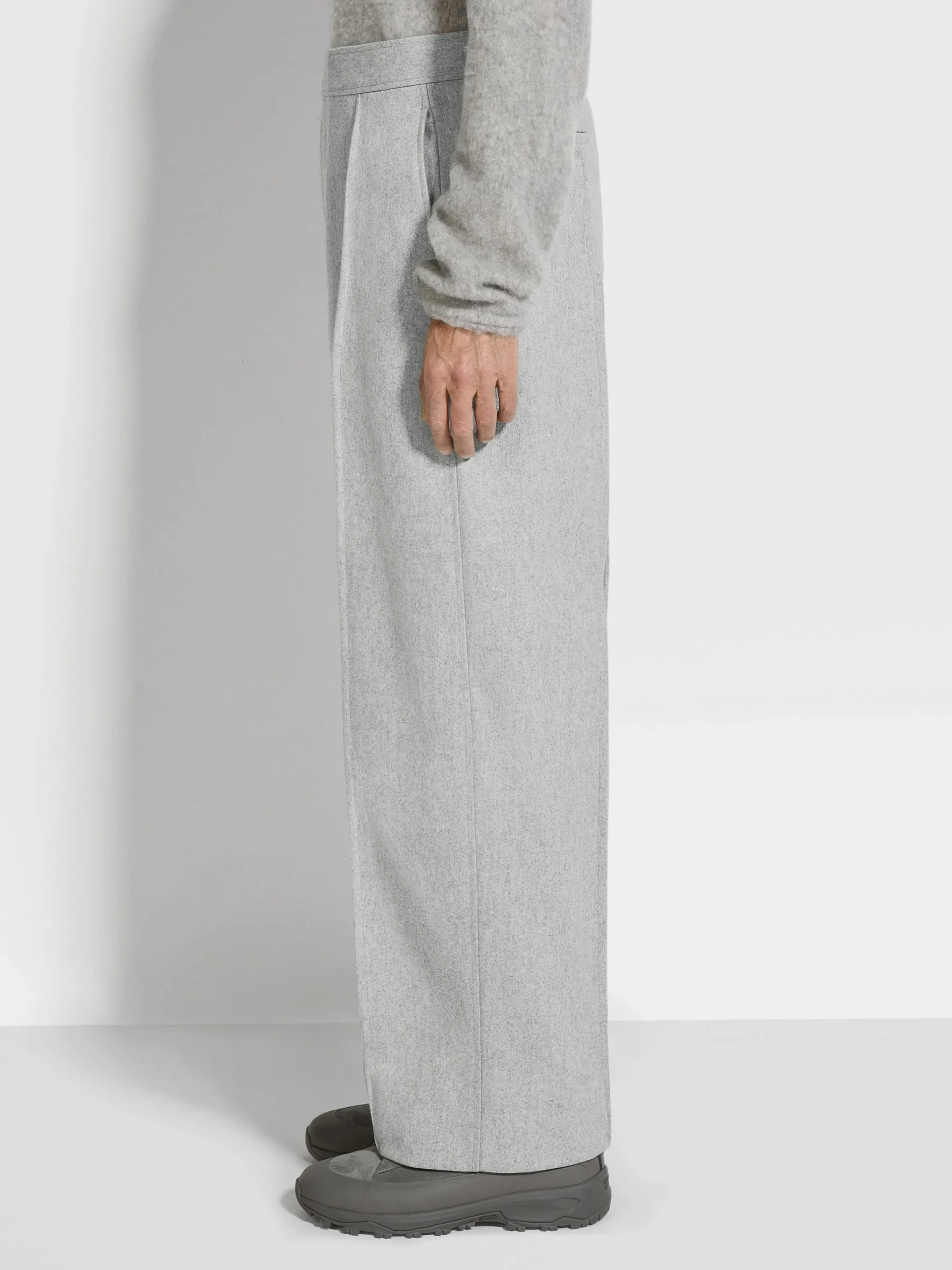 Travel In Style|Pants>ZEGNA Light Grey Trofeo™ Cashmere Pants LightGrey